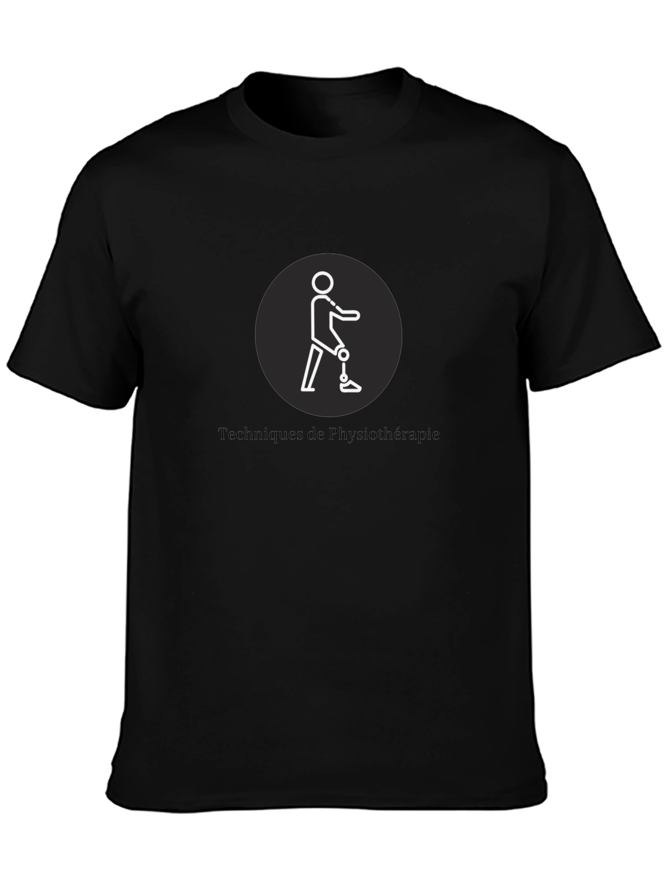 Physiotherapy Techniques Black T-Shirt