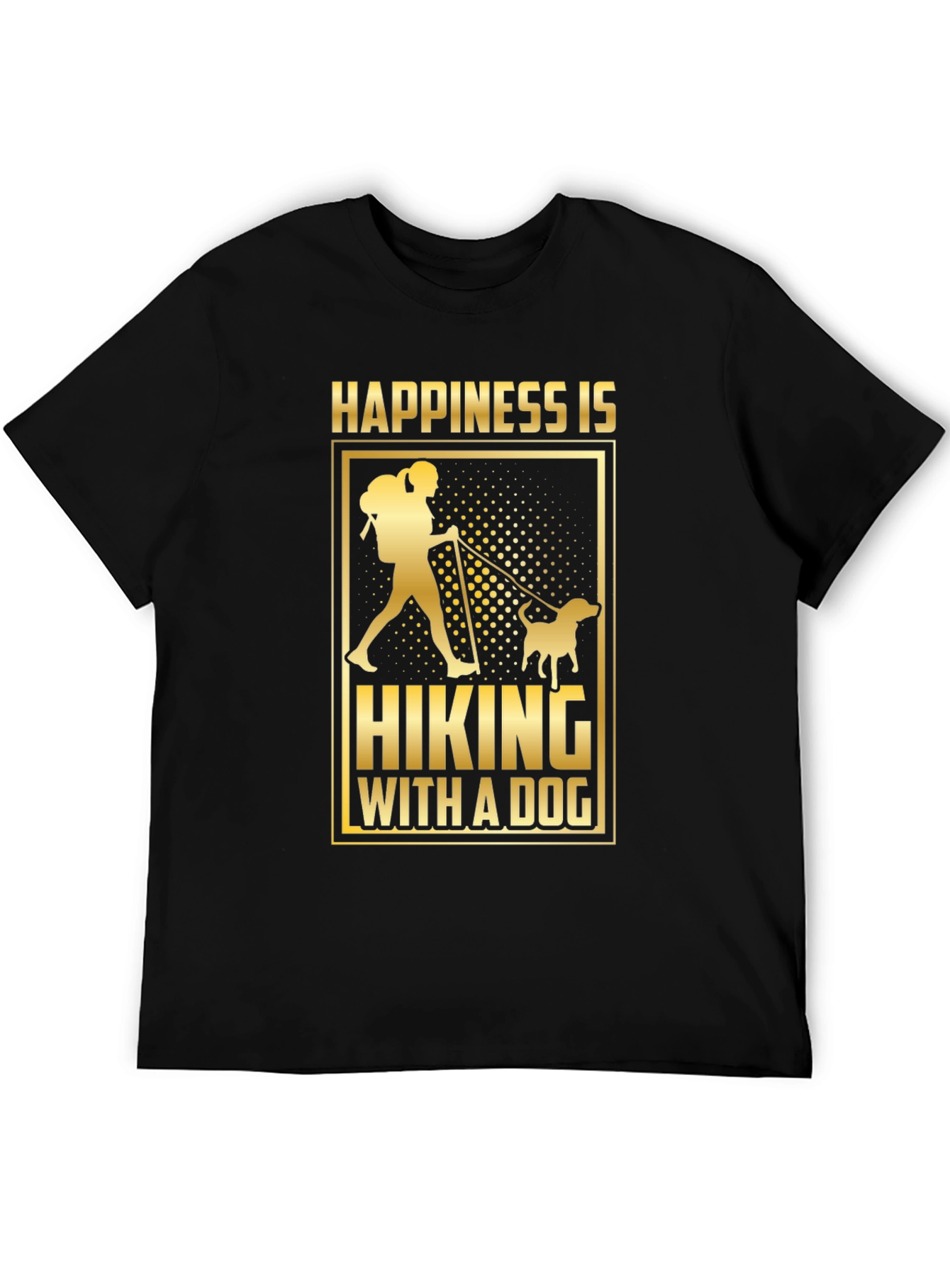 Happiness is Hiking With A Dog T-Shirt