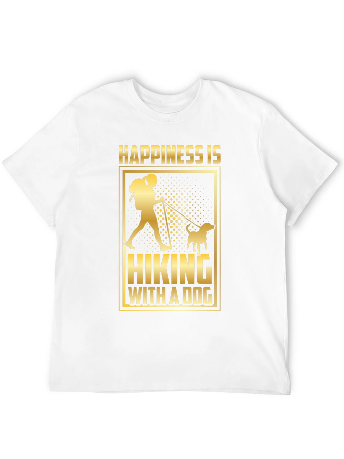 Happiness is Hiking With A Dog T-Shirt