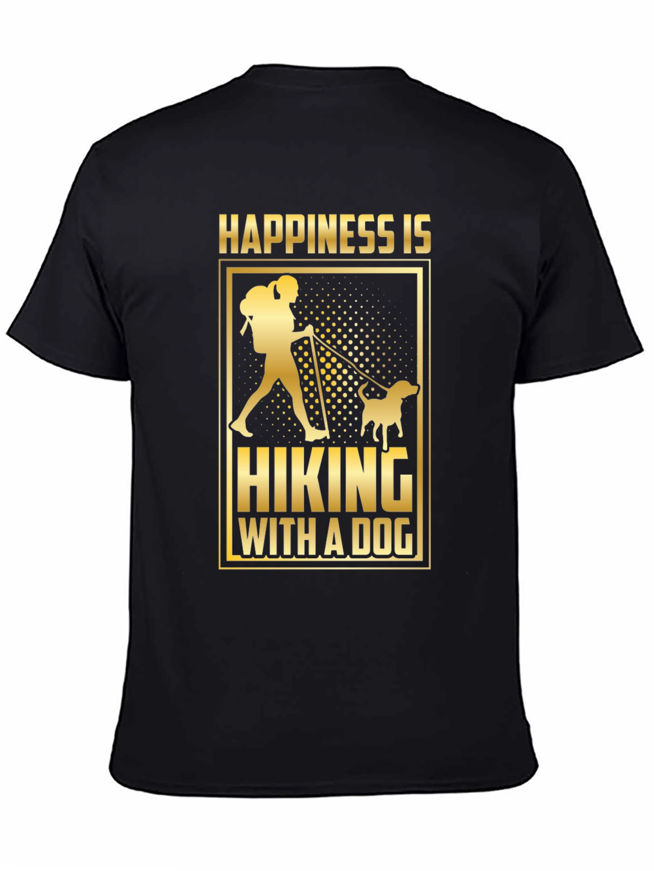 Happiness is Hiking With A Dog T-Shirt