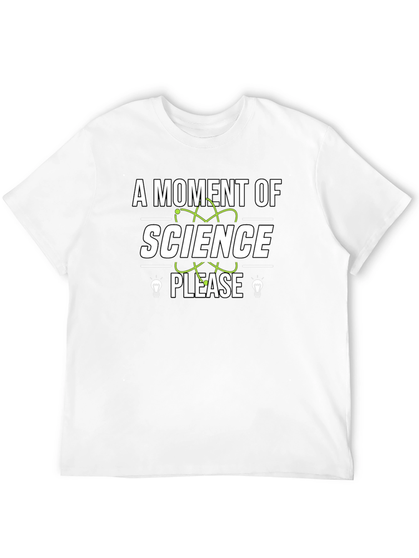 Science Please Black T-Shirt