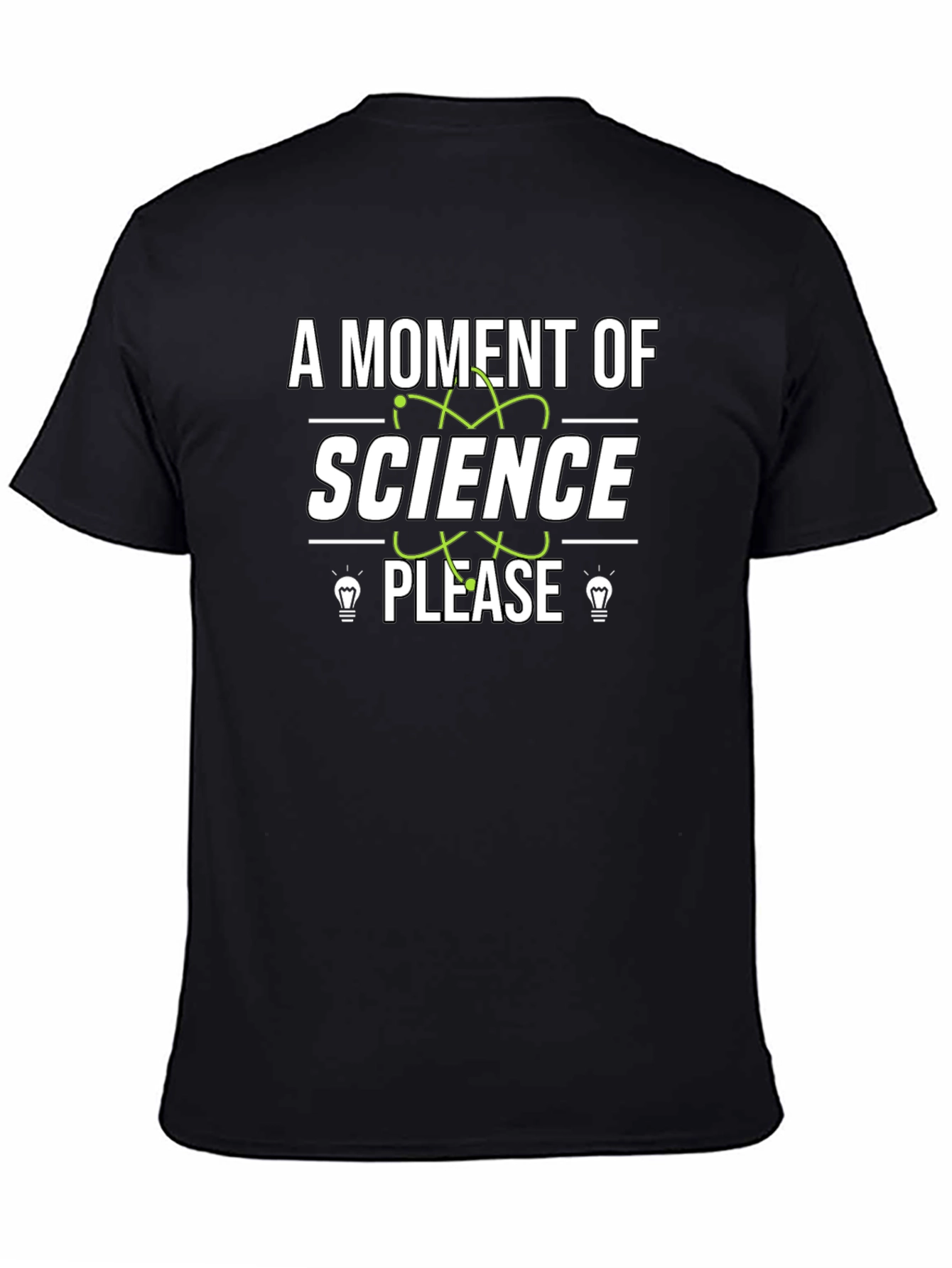 Science Please Black T-Shirt