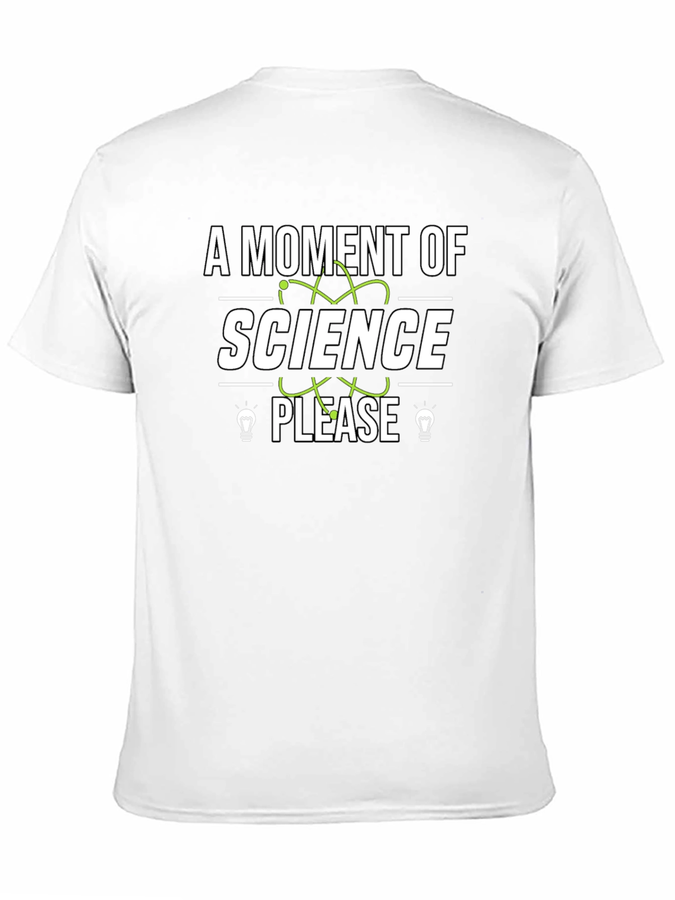 Science Please Black T-Shirt