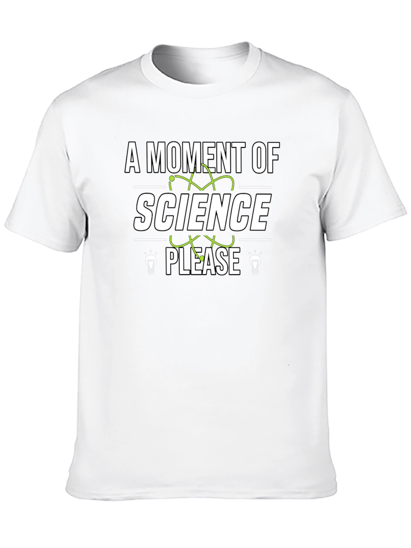 Science Please Black T-Shirt
