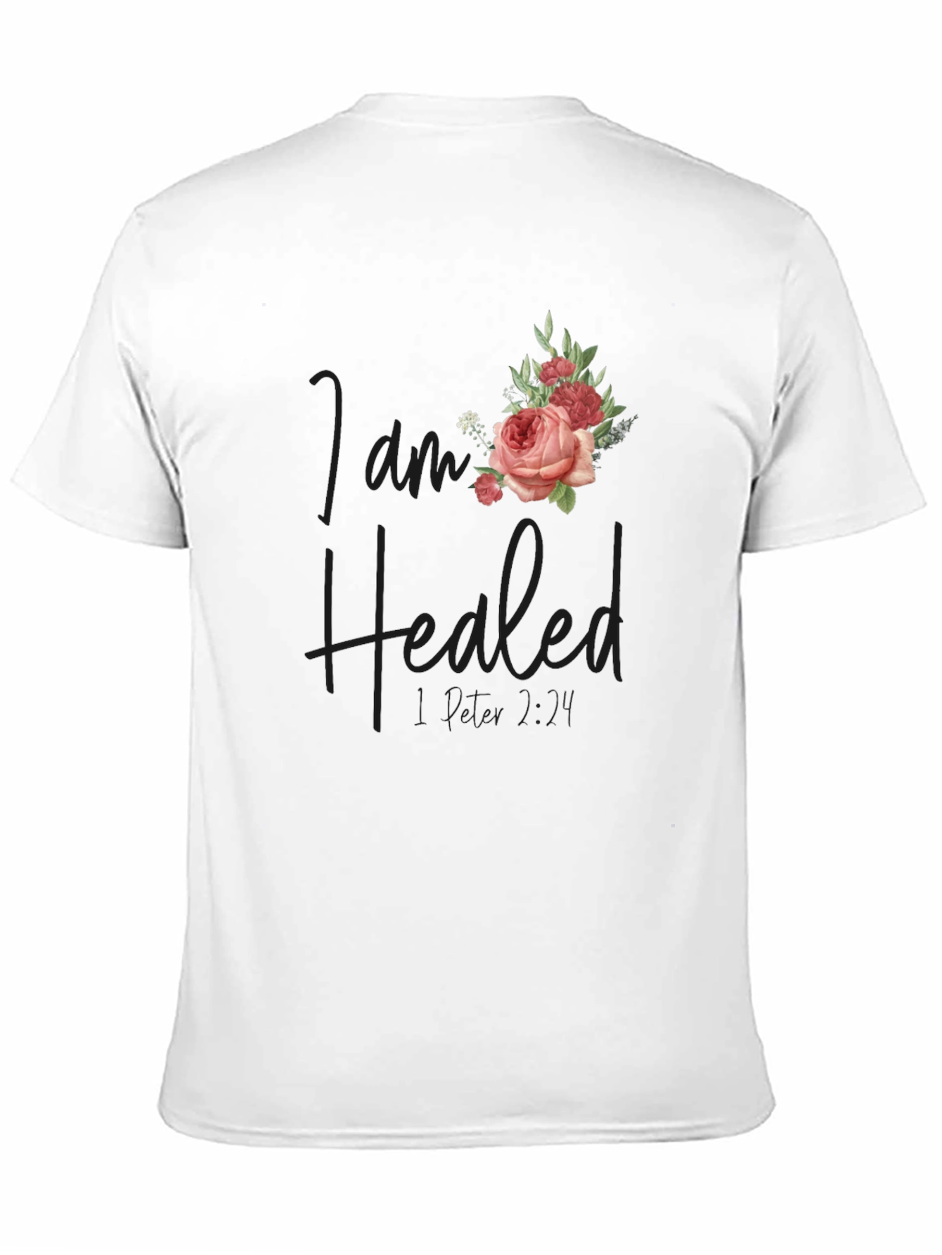 I Am Healed Floral T-Shirt