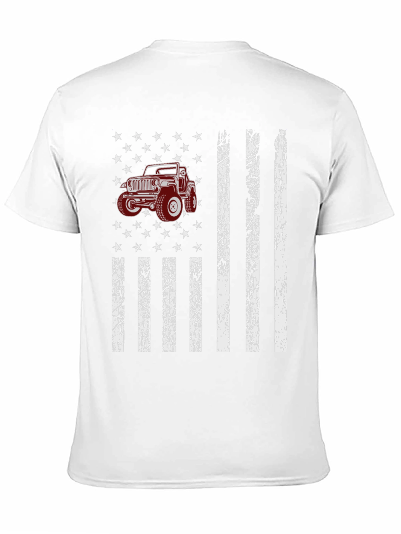 American Flag Jeep T-Shirt