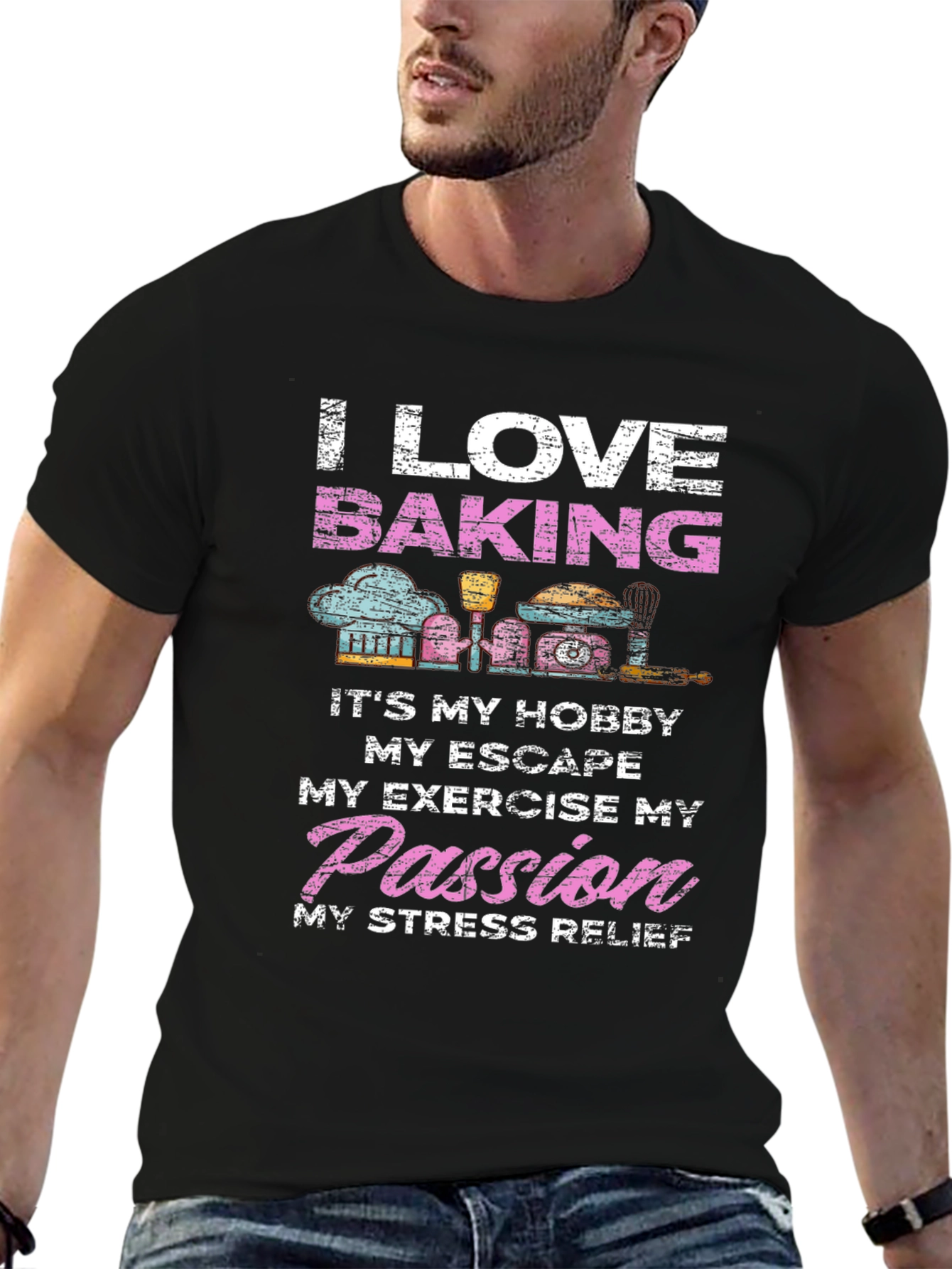 I Love Baking T-Shirt - Hobby Passion Tee