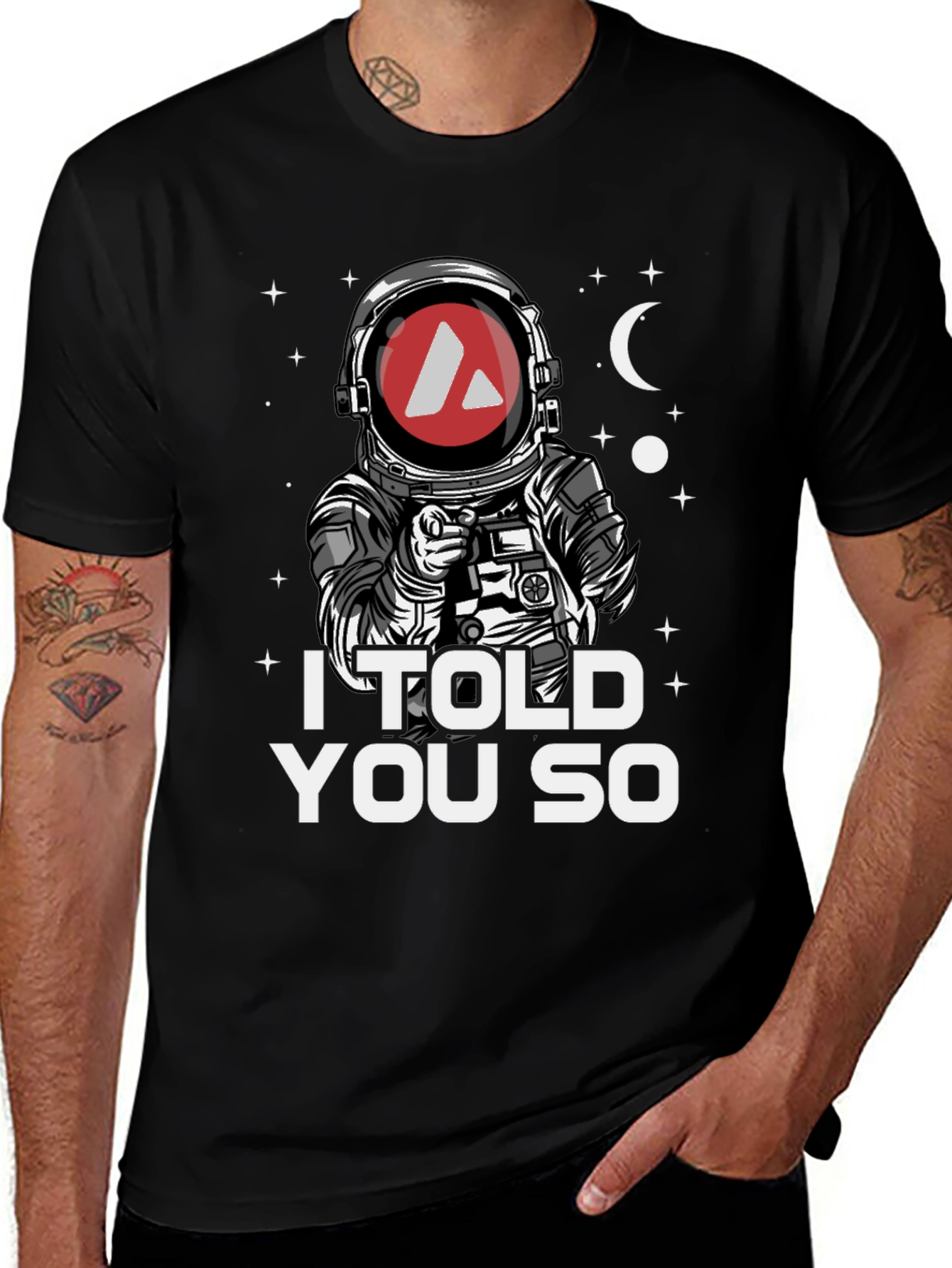 I Told You So Astronaut Graphic Tee