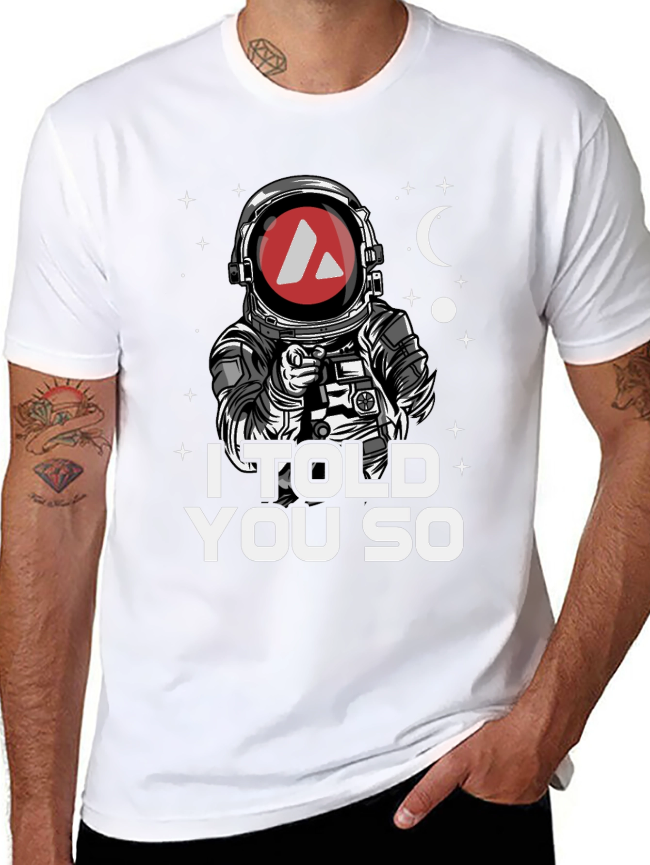 I Told You So Astronaut Graphic Tee