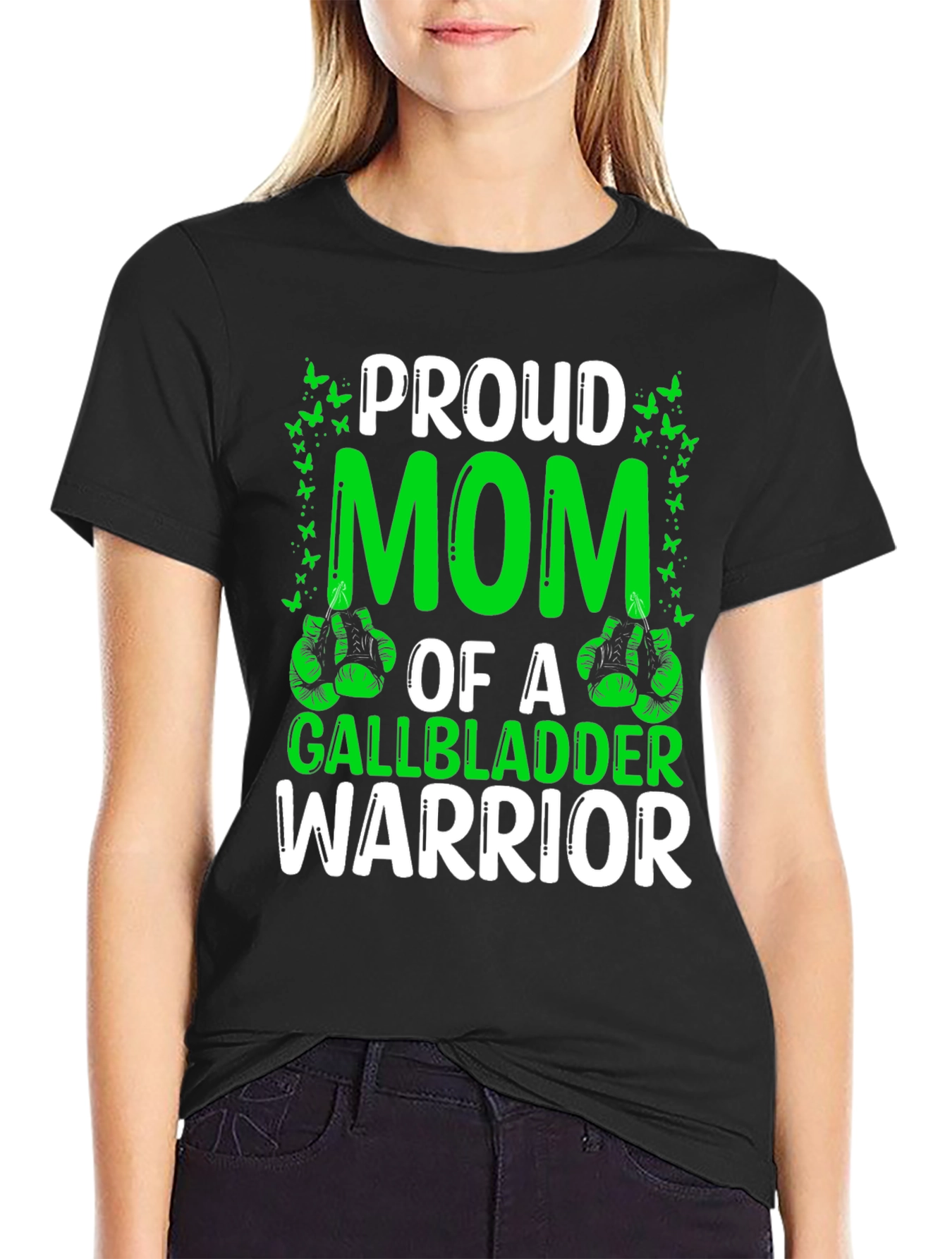 Proud Mom Gallbladder Warrior T-Shirt