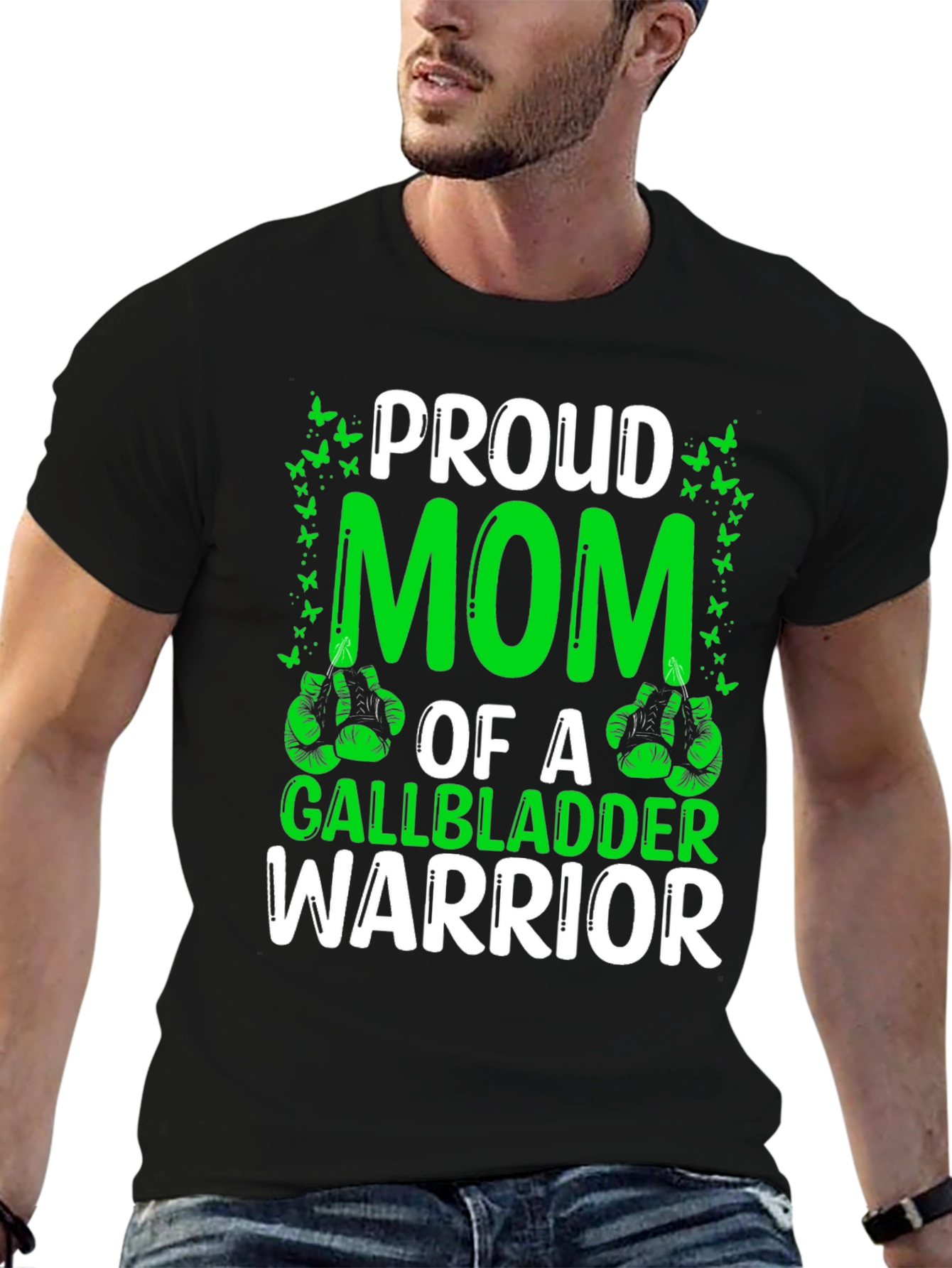 Proud Mom Gallbladder Warrior T-Shirt
