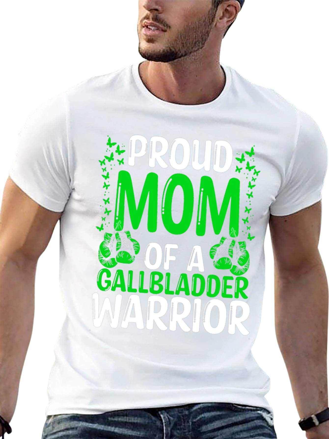 Proud Mom Gallbladder Warrior T-Shirt