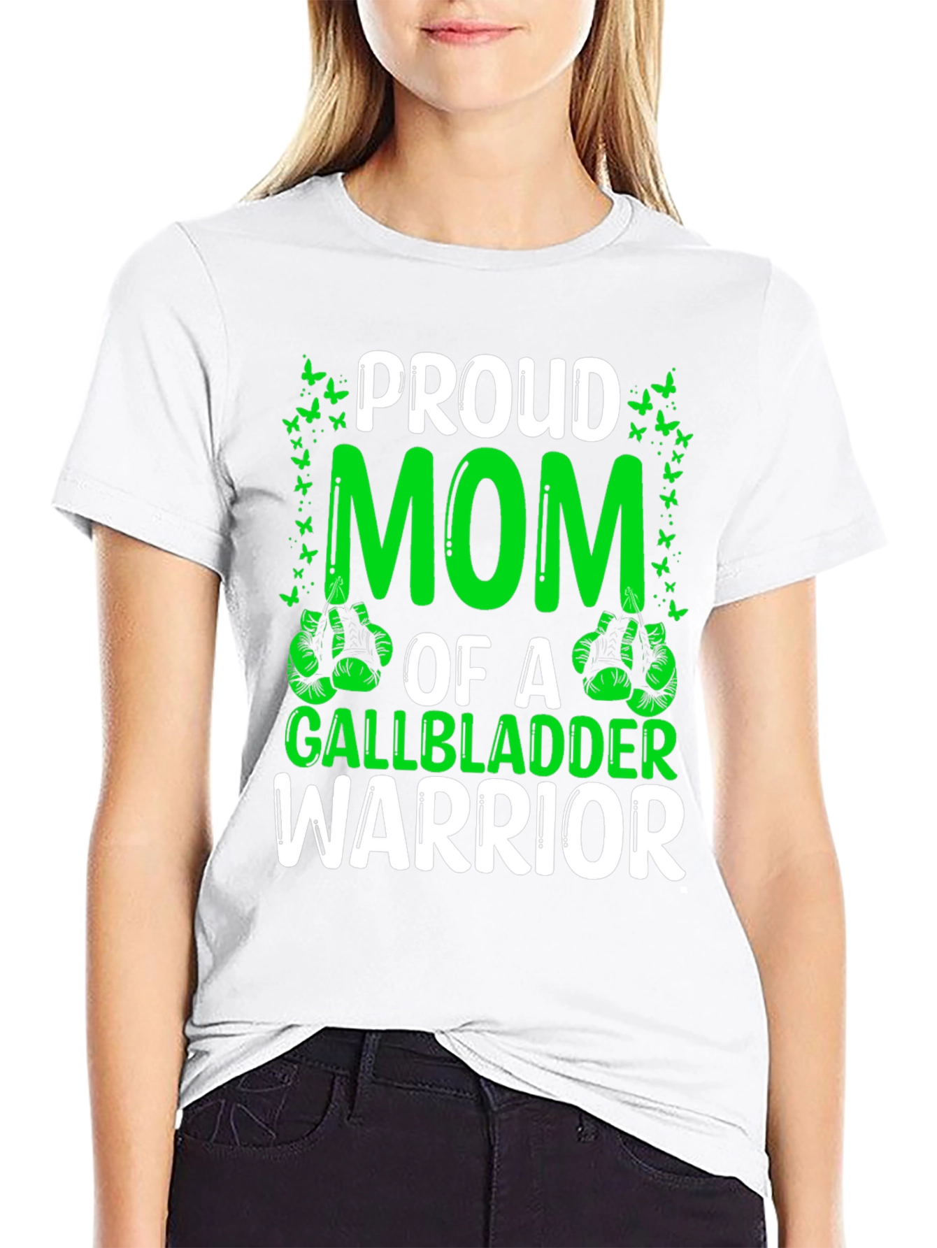 Proud Mom Gallbladder Warrior T-Shirt