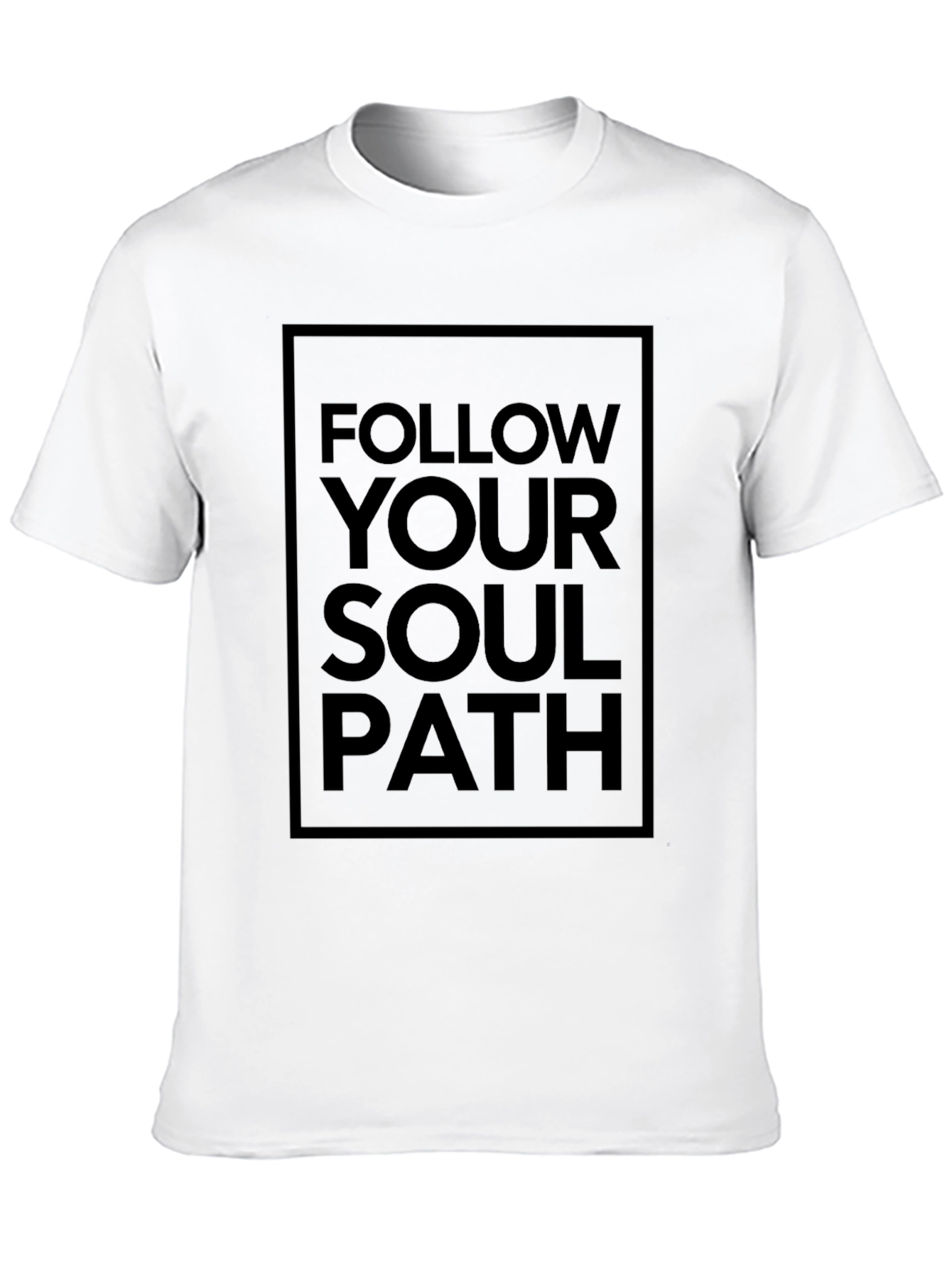 Follow Your Soul Path Graphic Tee - Black T-Shirt