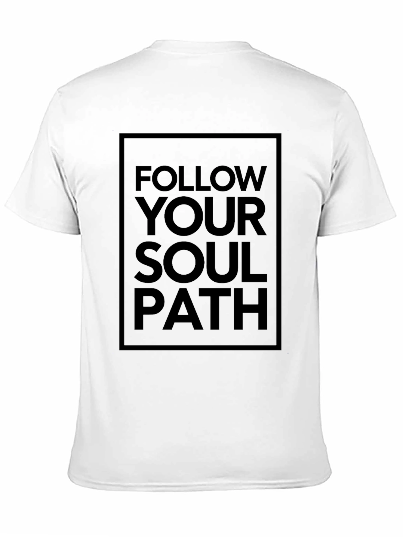 Follow Your Soul Path Graphic Tee - Black T-Shirt