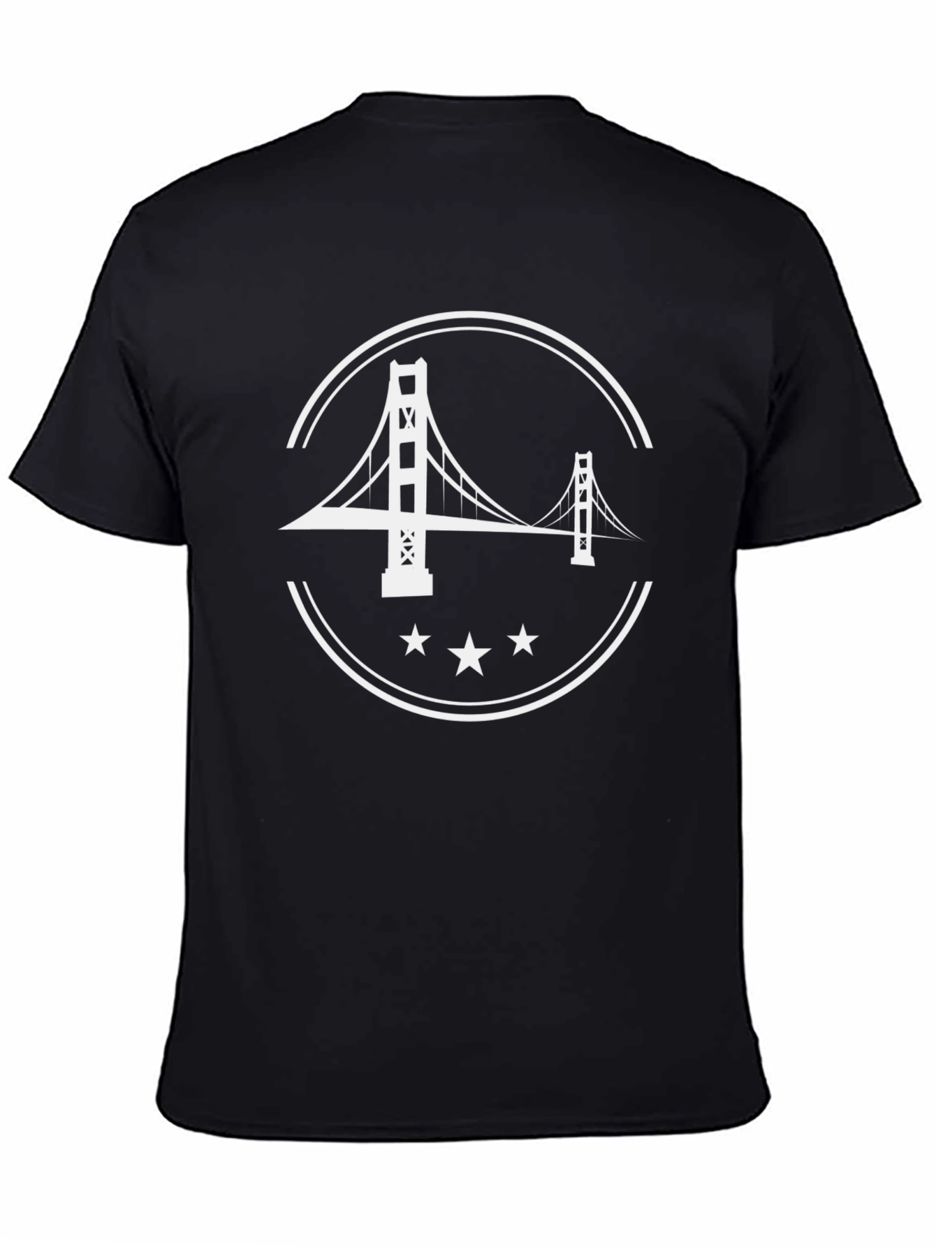 Golden Gate Bridge Graphic Tee - Black