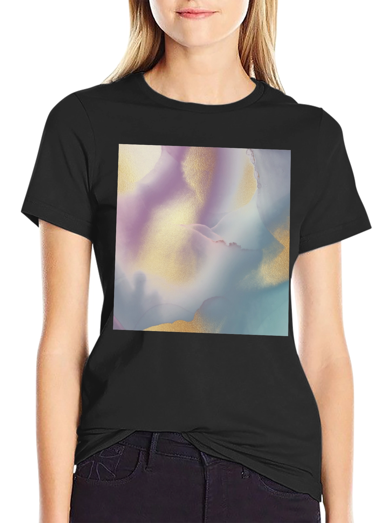 Abstract Art Graphic Tee - Modern Casual T-Shirt
