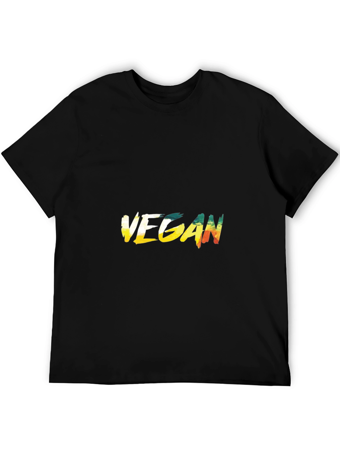 Vegan Graphic Tee - Unisex Black T-Shirt