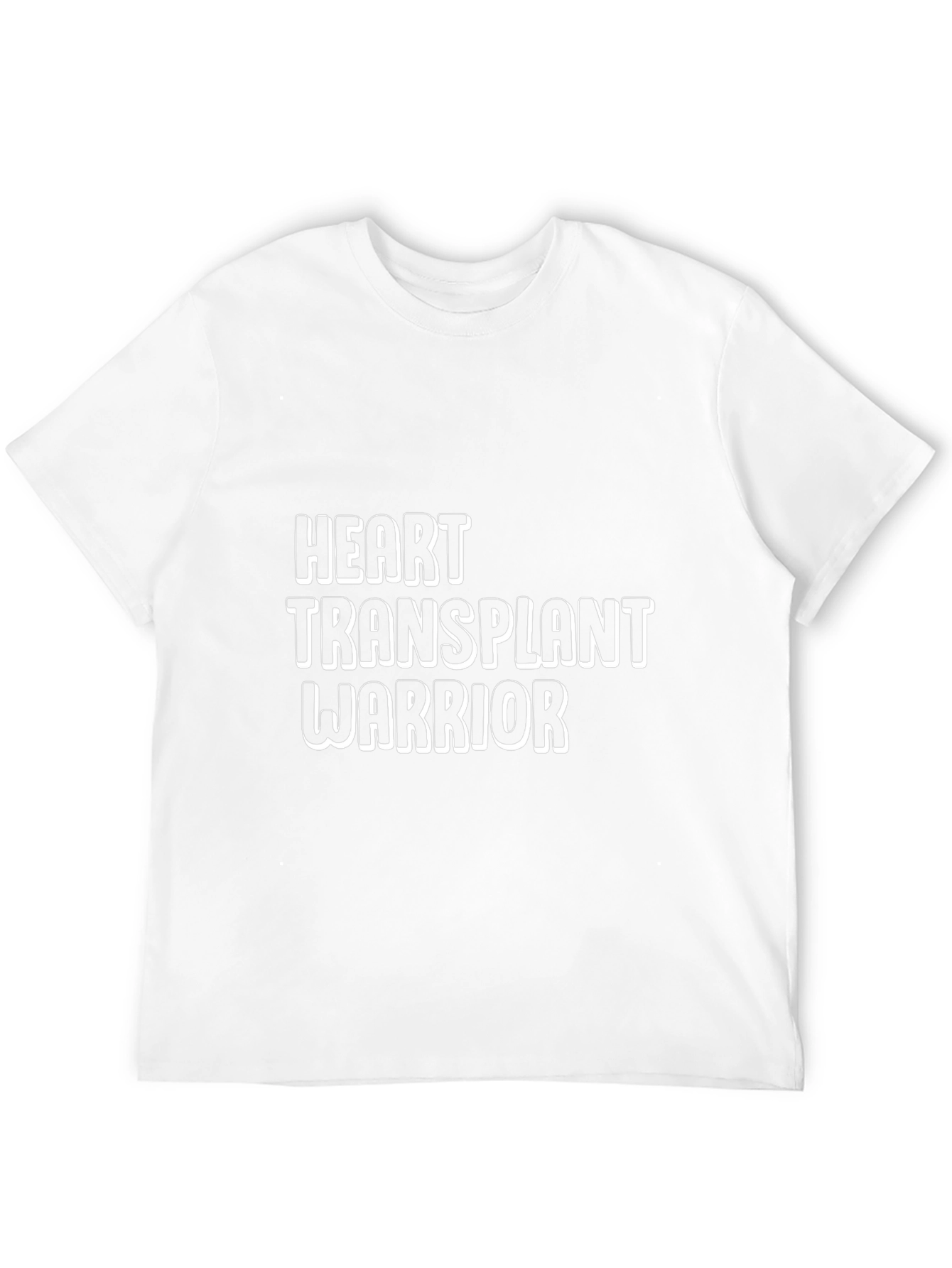 Heart Transplant Warrior Black T-Shirt