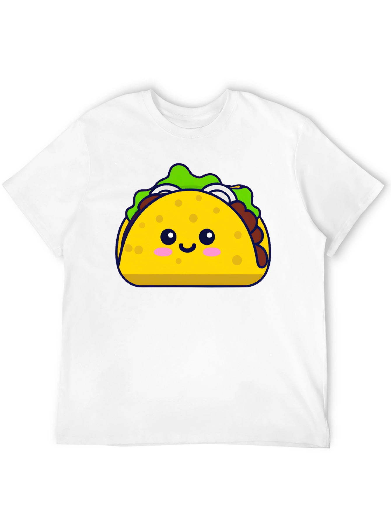 Cute Taco Graphic Tee - Black