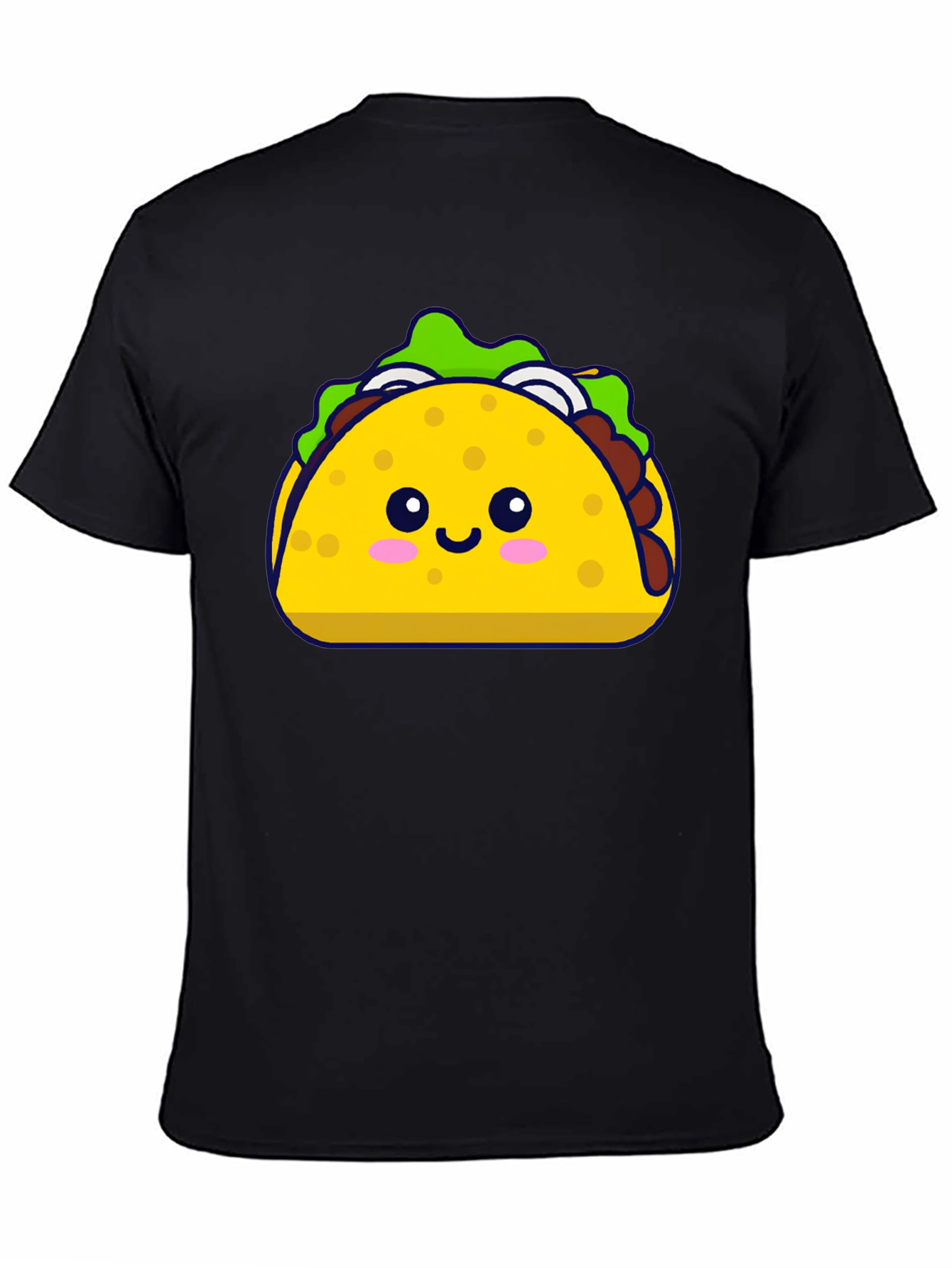 Cute Taco Graphic Tee - Black