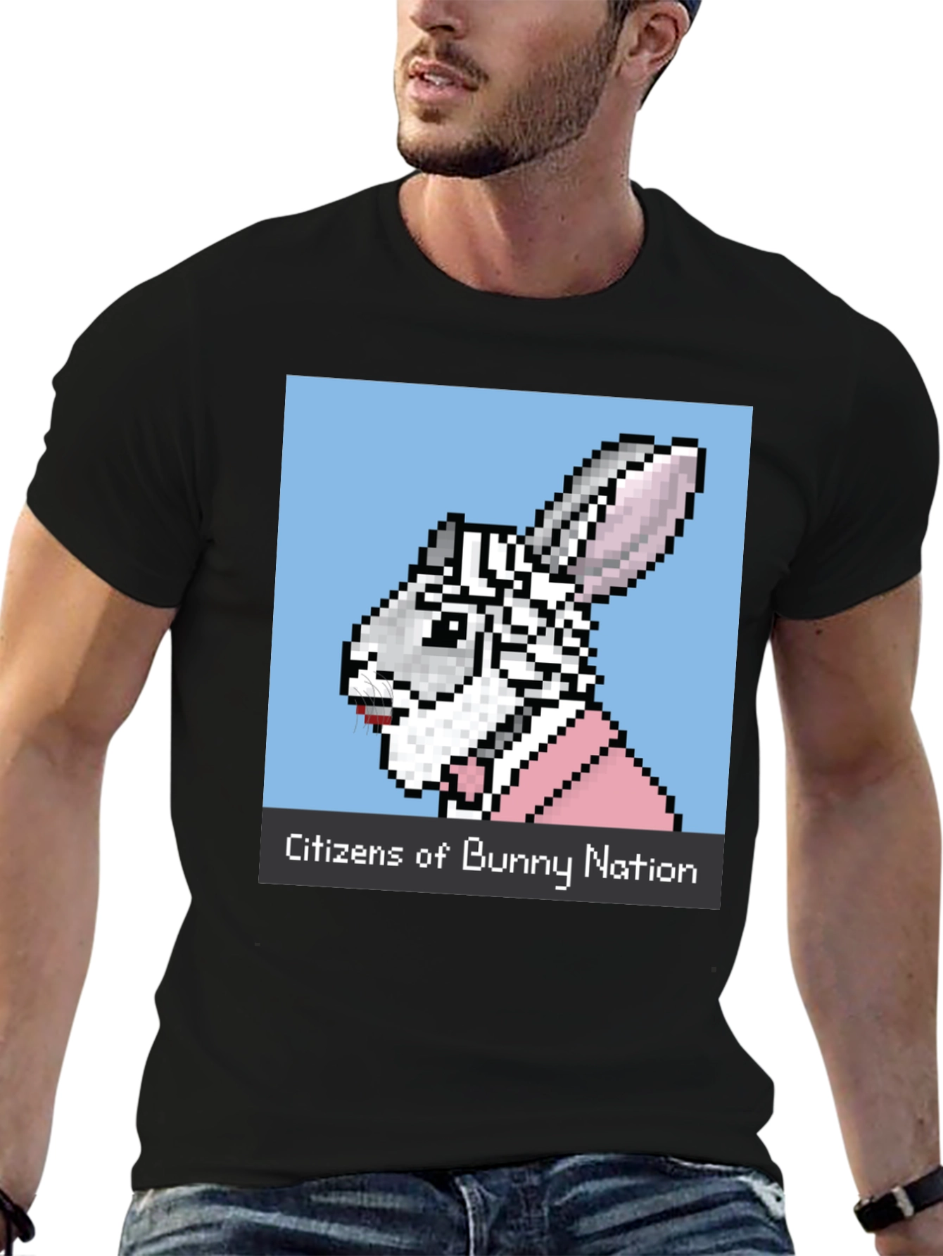 Citizens of Bunny Nation Black T-Shirt