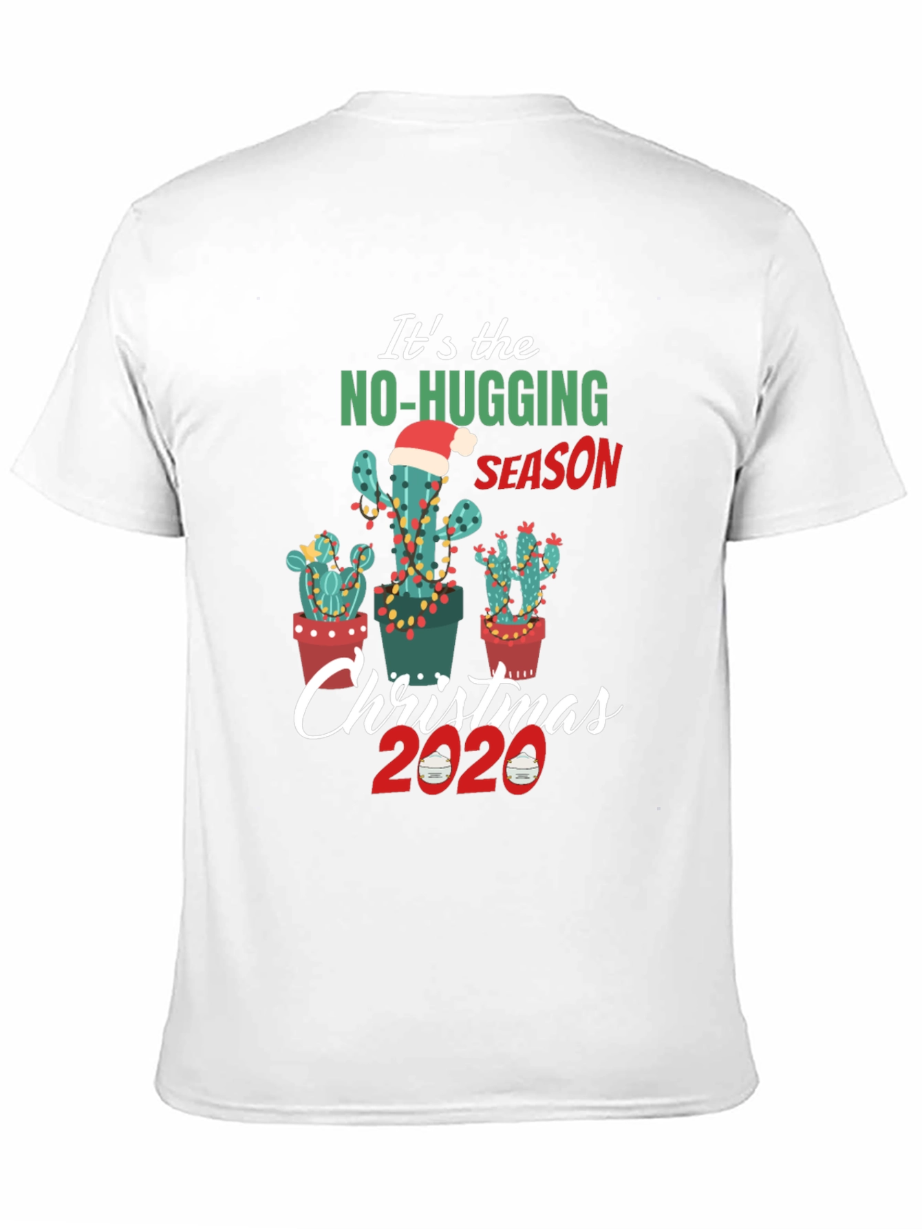 No Hugging Christmas Cactus T-Shirt