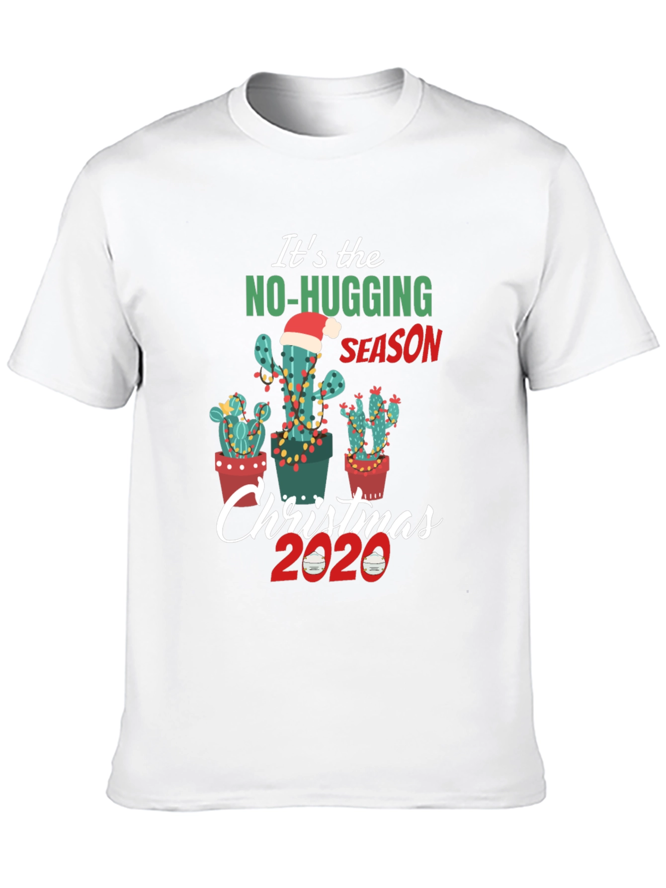No Hugging Christmas Cactus T-Shirt
