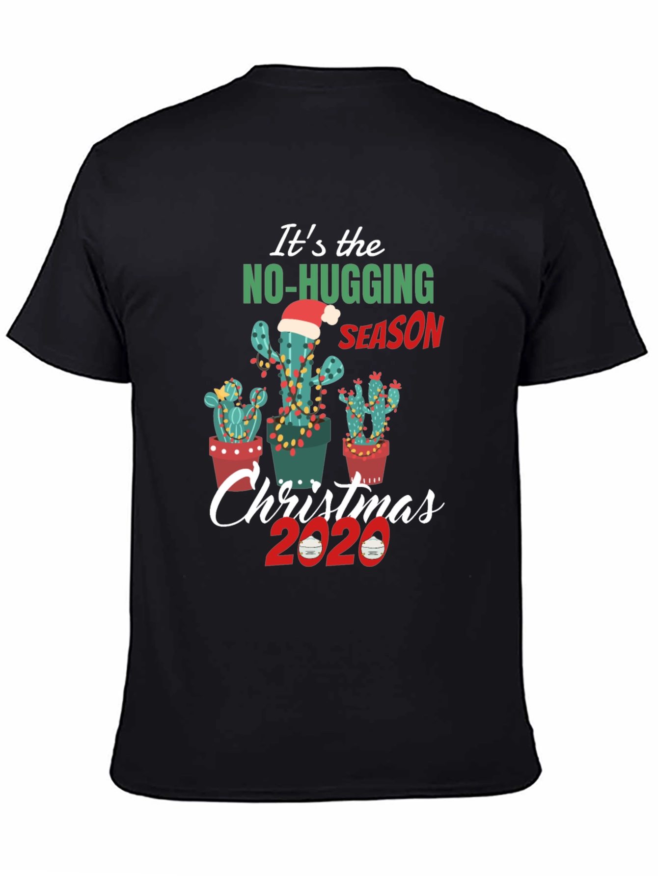 No Hugging Christmas Cactus T-Shirt