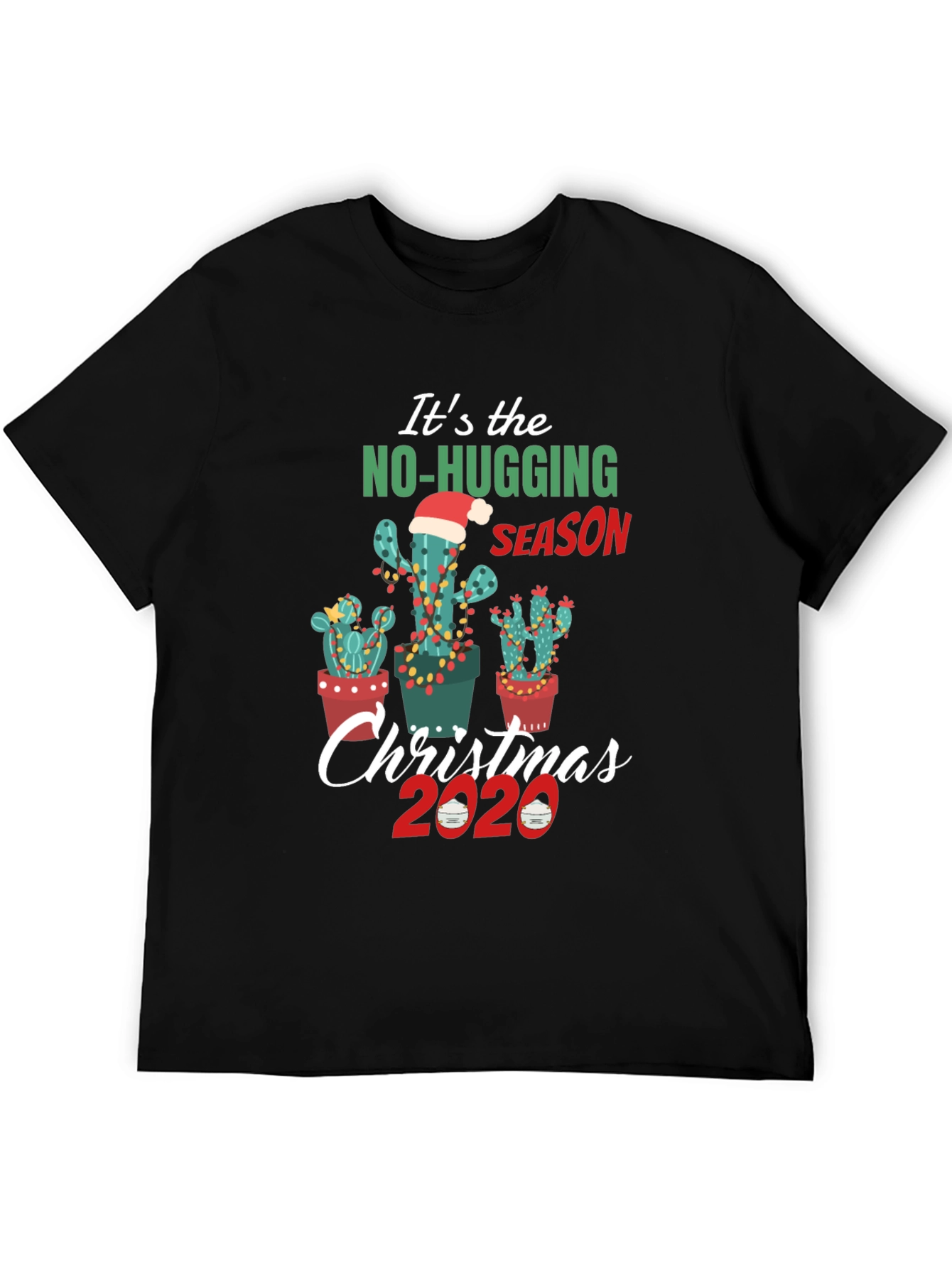 No Hugging Christmas Cactus T-Shirt