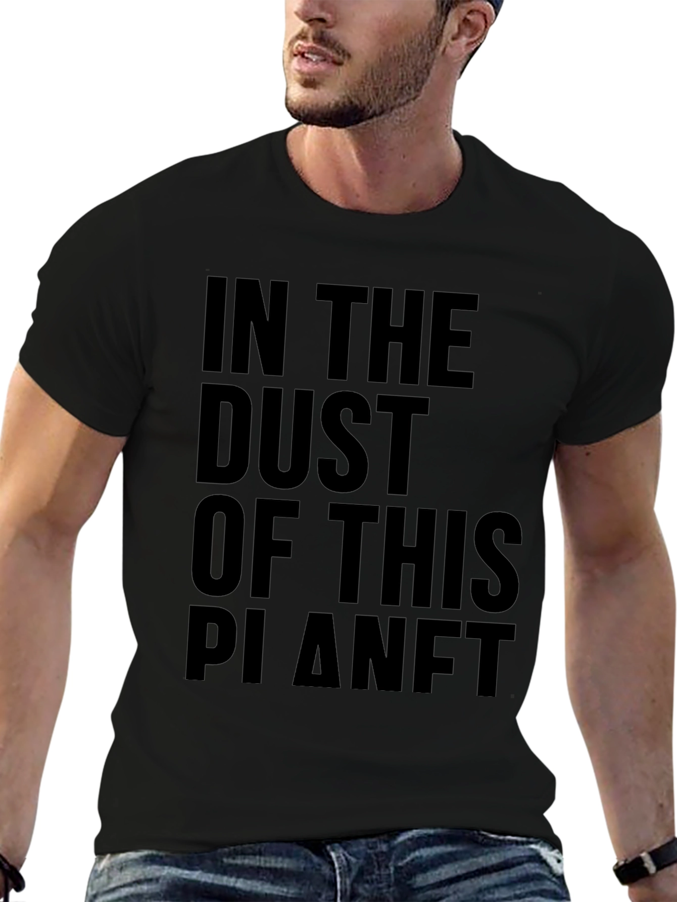 In The Dust Of This Planet Black Graphic Tee