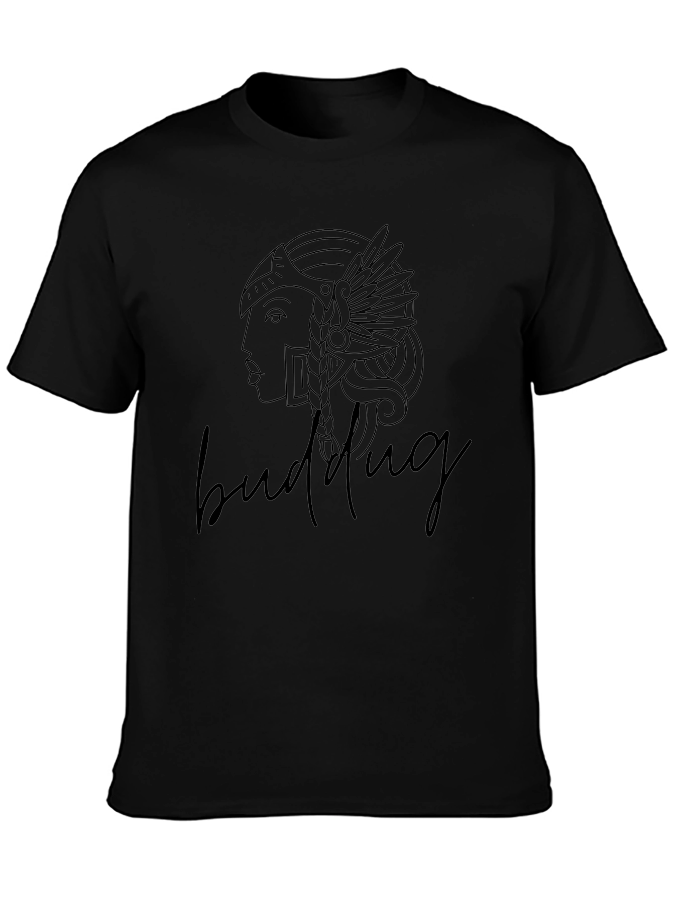 Warrior Woman Graphic T-Shirt - Black