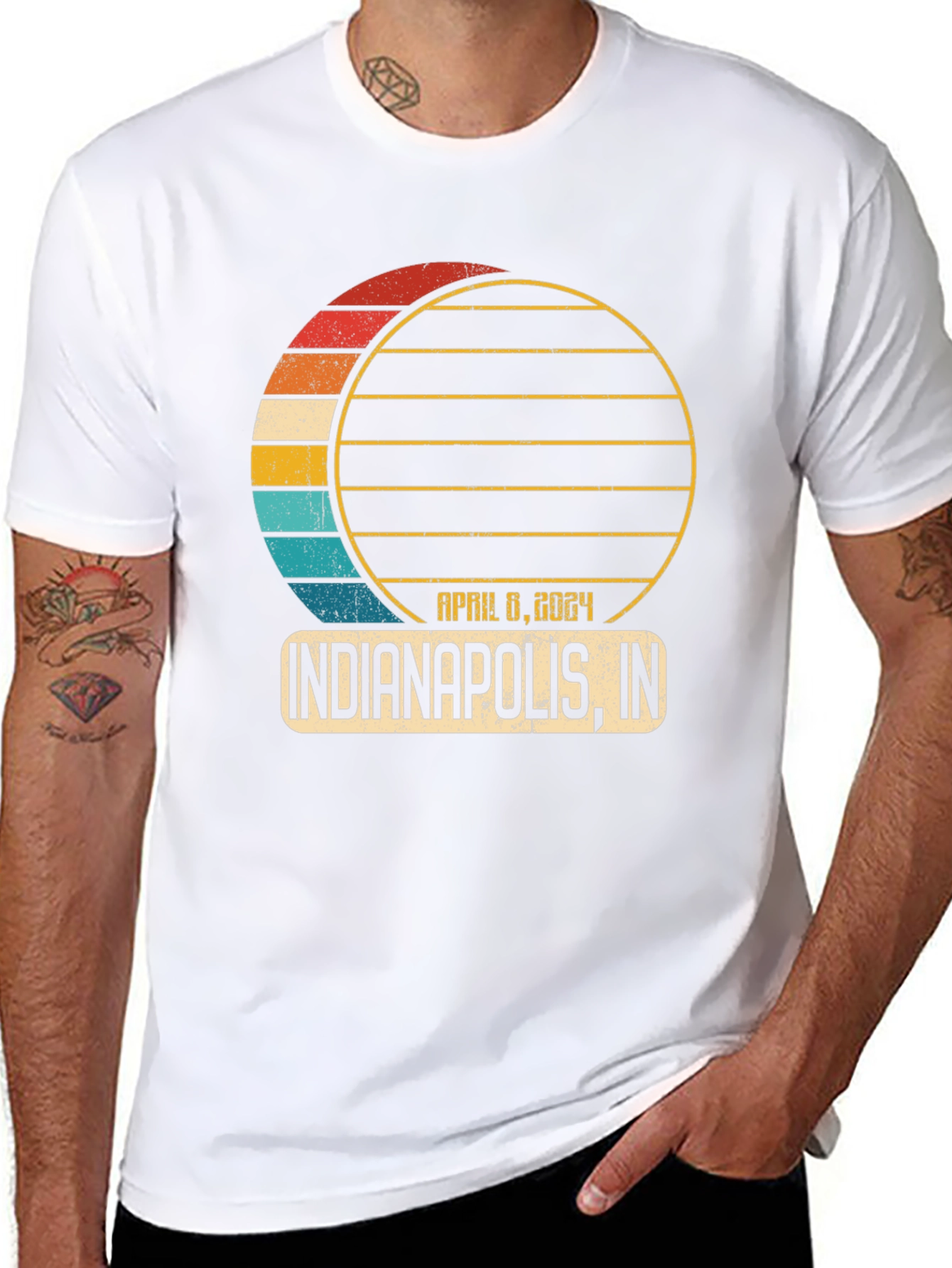 Indianapolis IN April 8 2024 Total Solar Eclipse T-Shirt