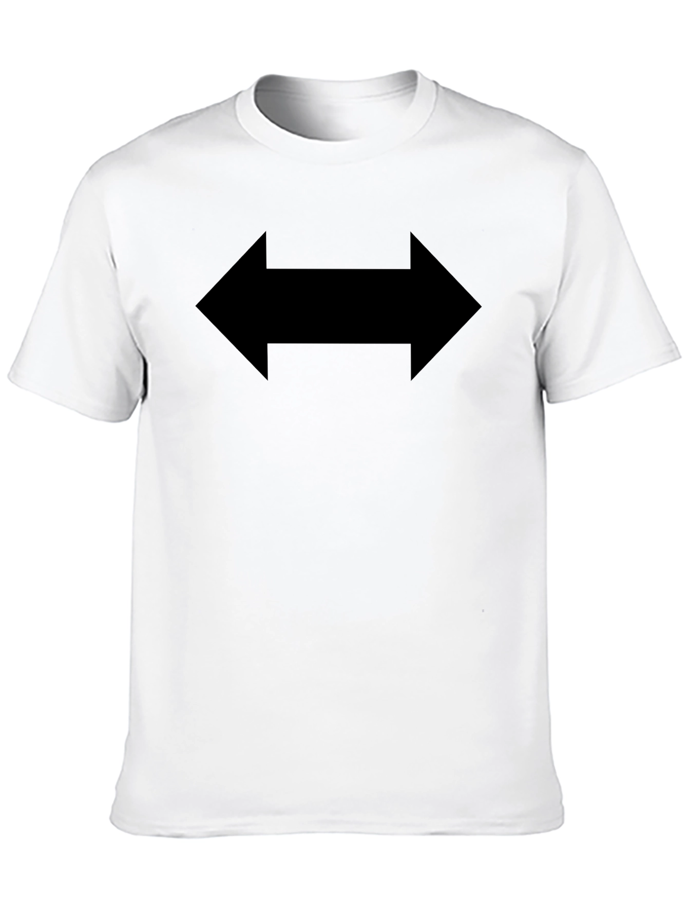 Double Arrow Graphic T-Shirt - Directional Design