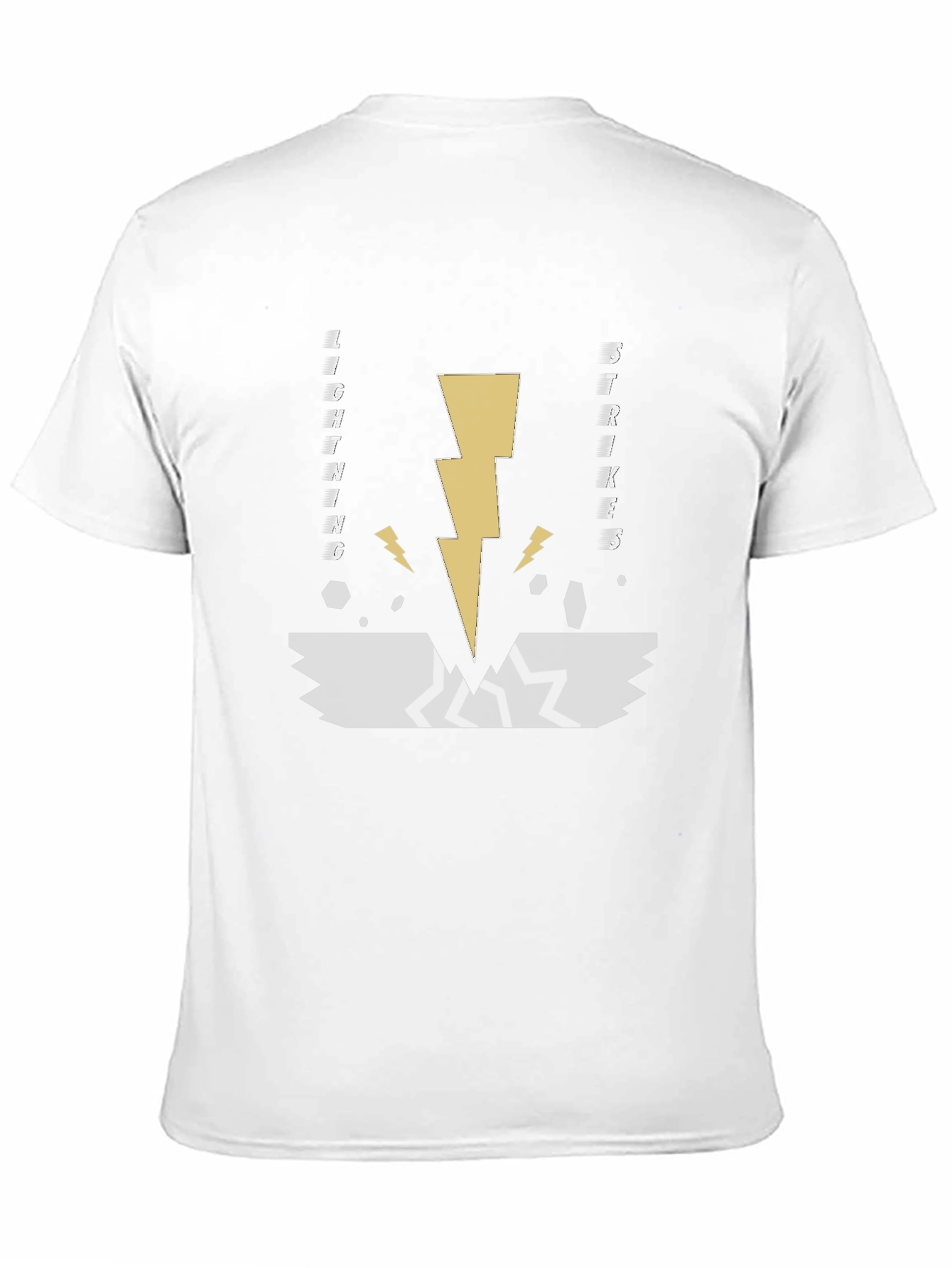 Lightning Strikes Graphic Tee - Black