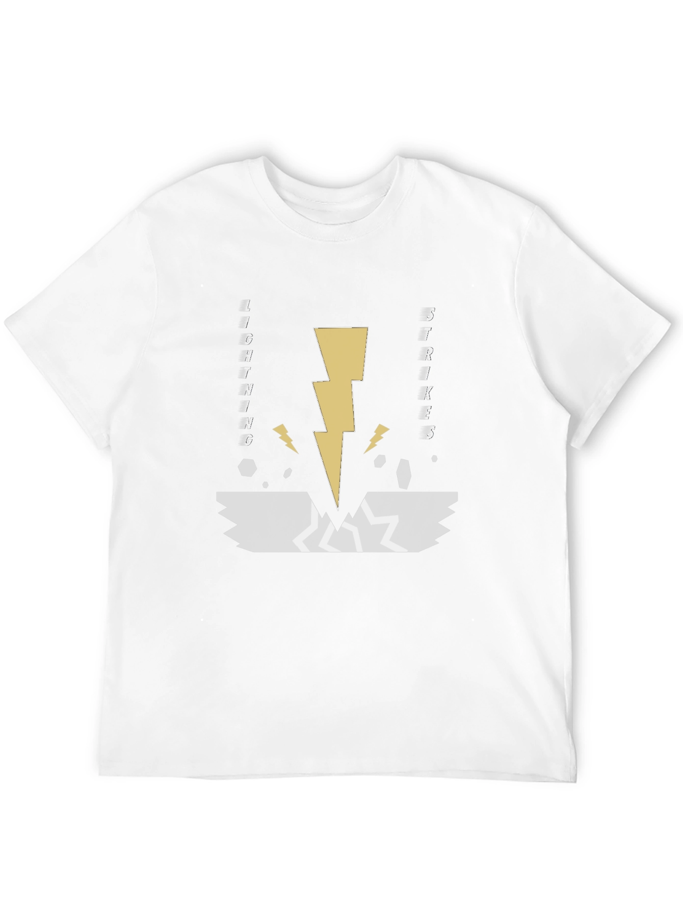 Lightning Strikes Graphic Tee - Black