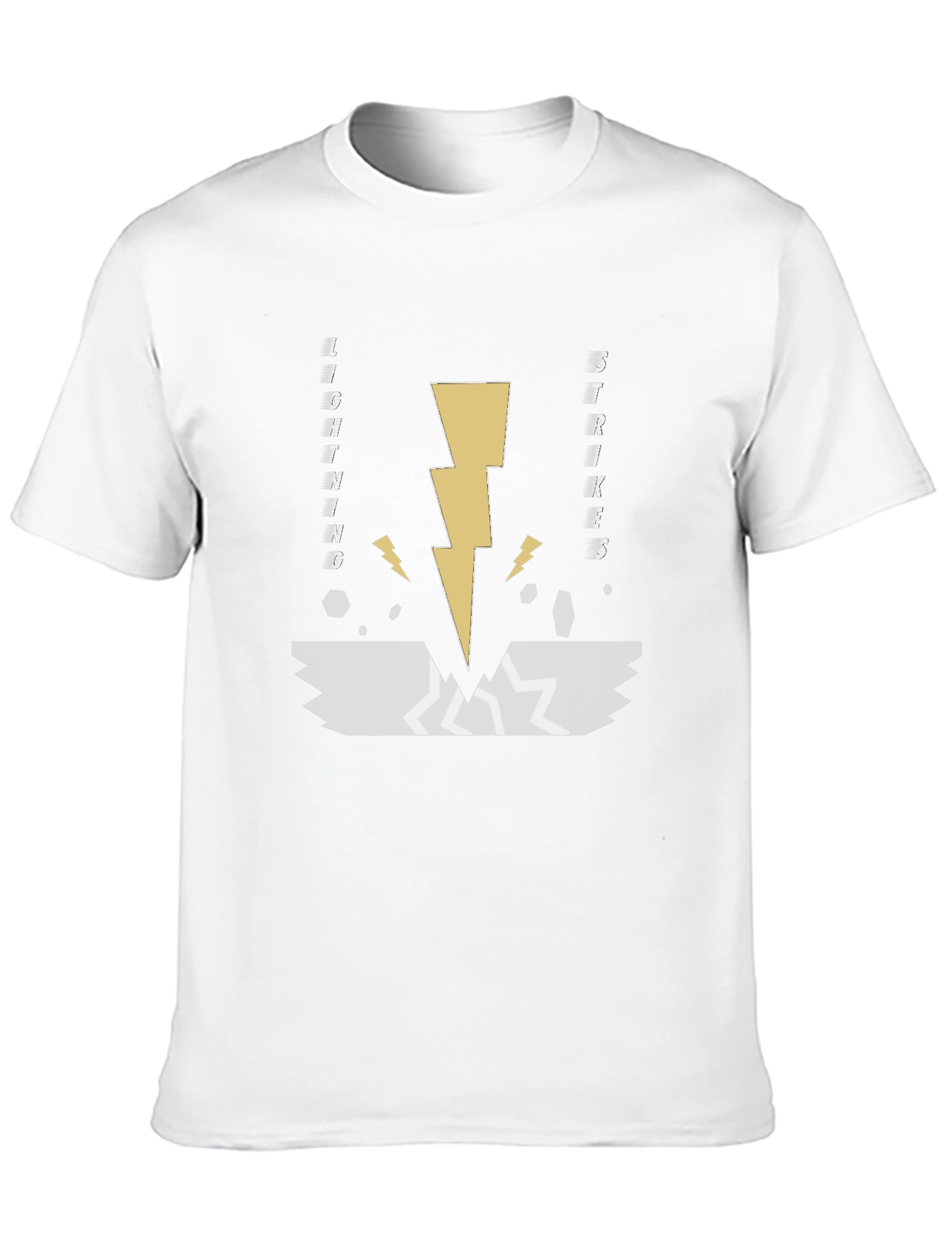 Lightning Strikes Graphic Tee - Black