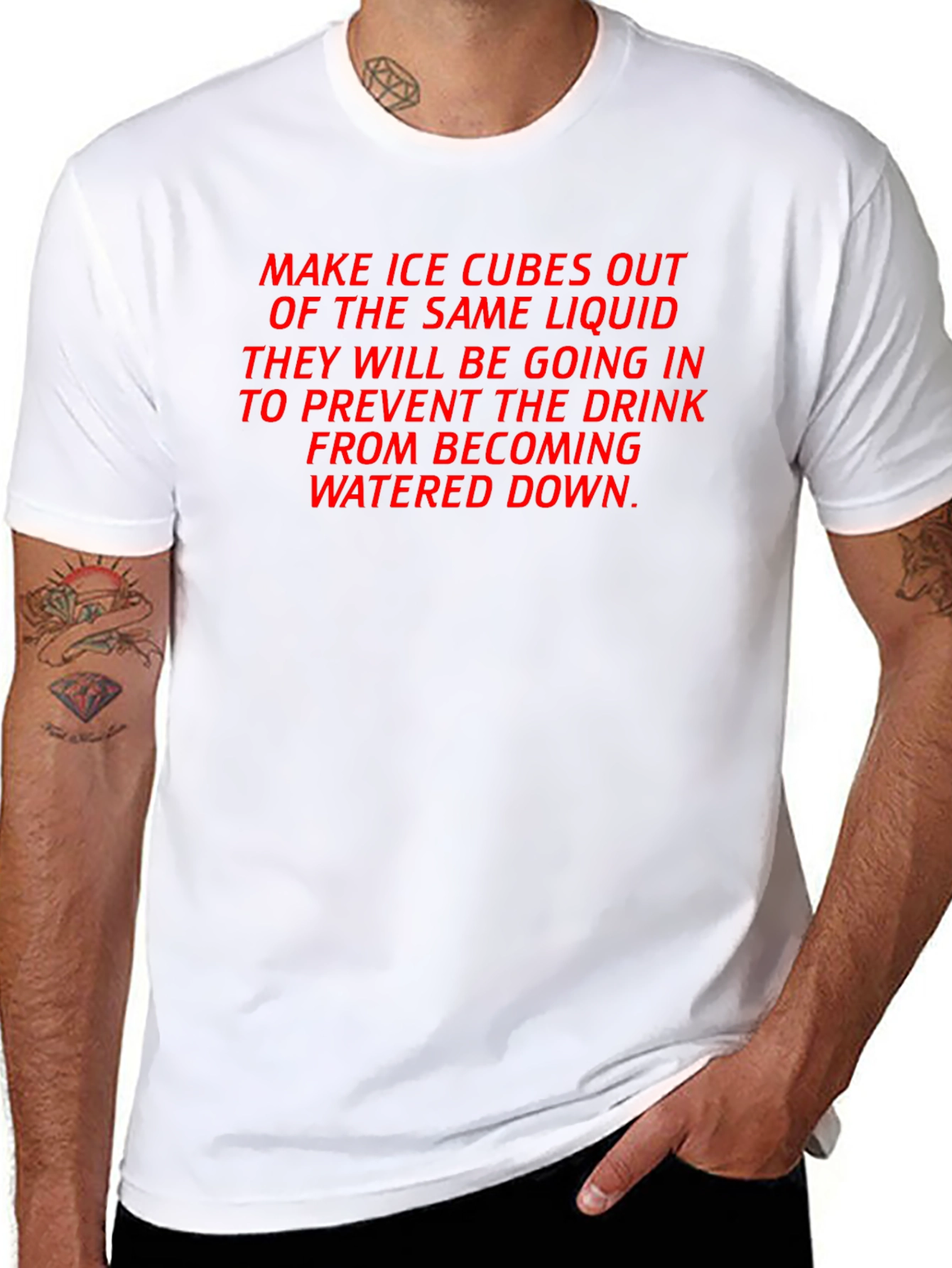 Ice Cube Tip Graphic T-Shirt