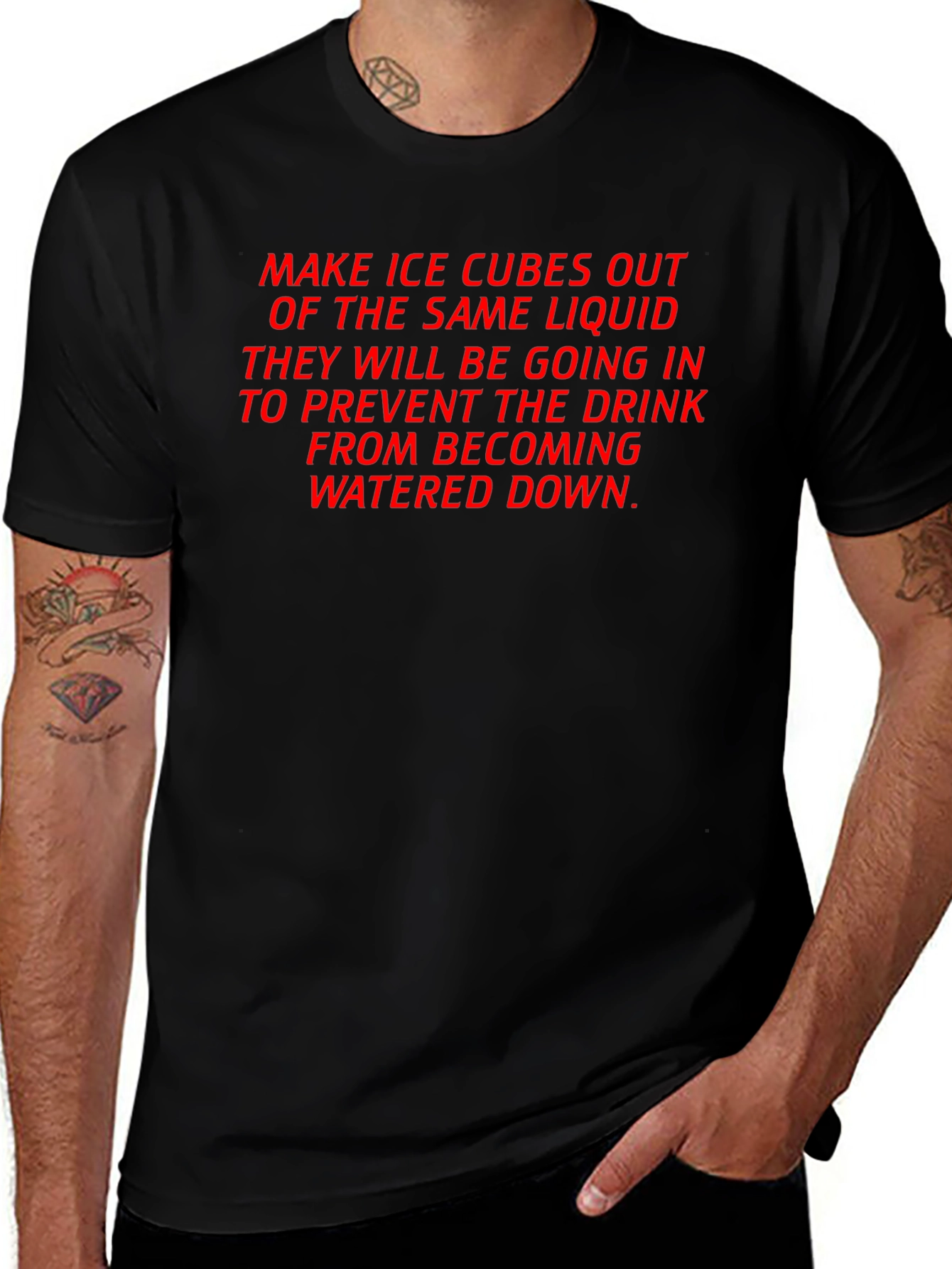 Ice Cube Tip Graphic T-Shirt