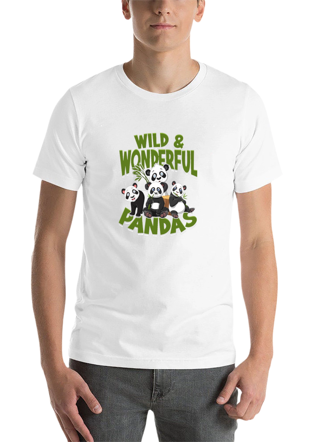 Wild & Wonderful Pandas Graphic Tee