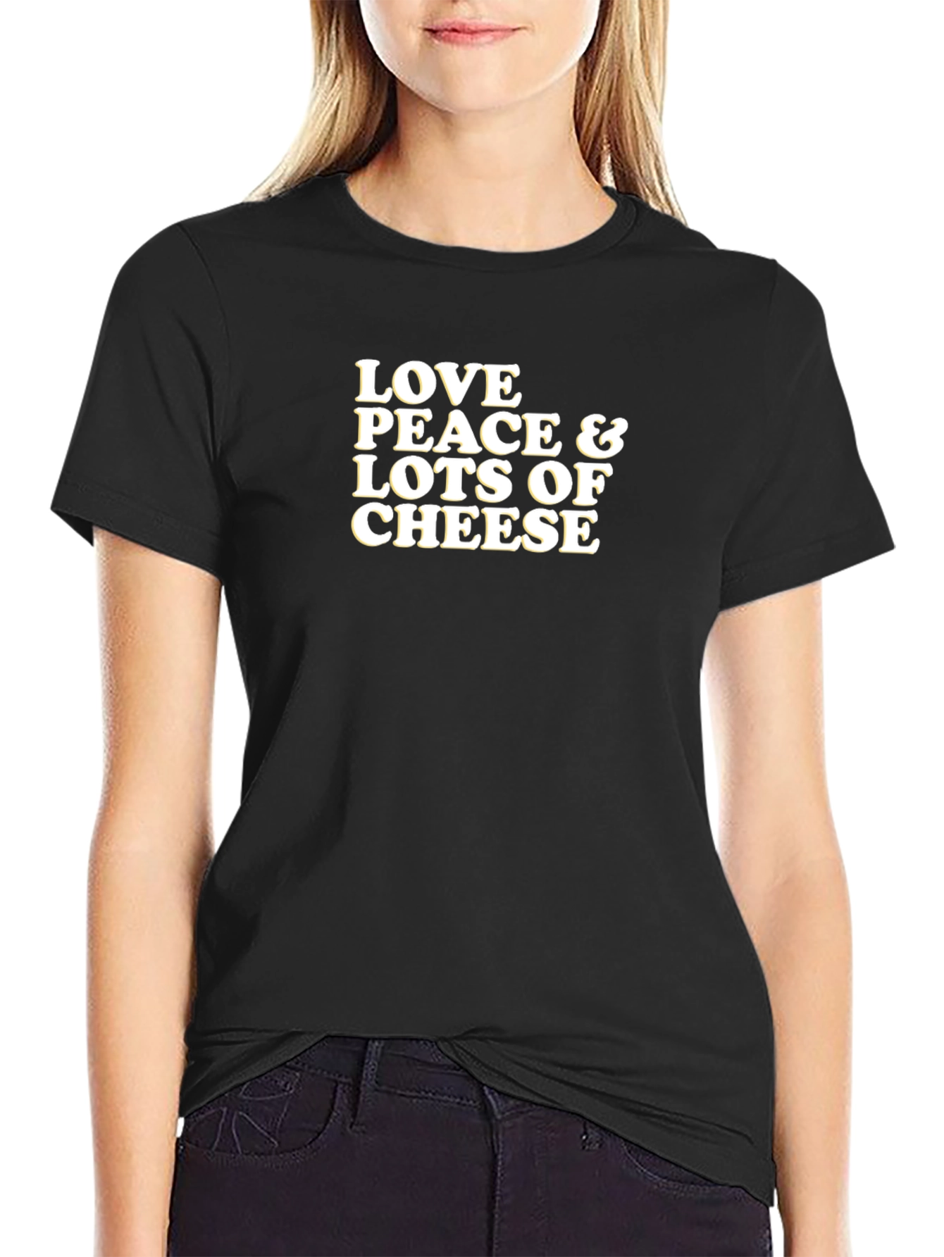 Love Peace & Cheese Graphic Tee