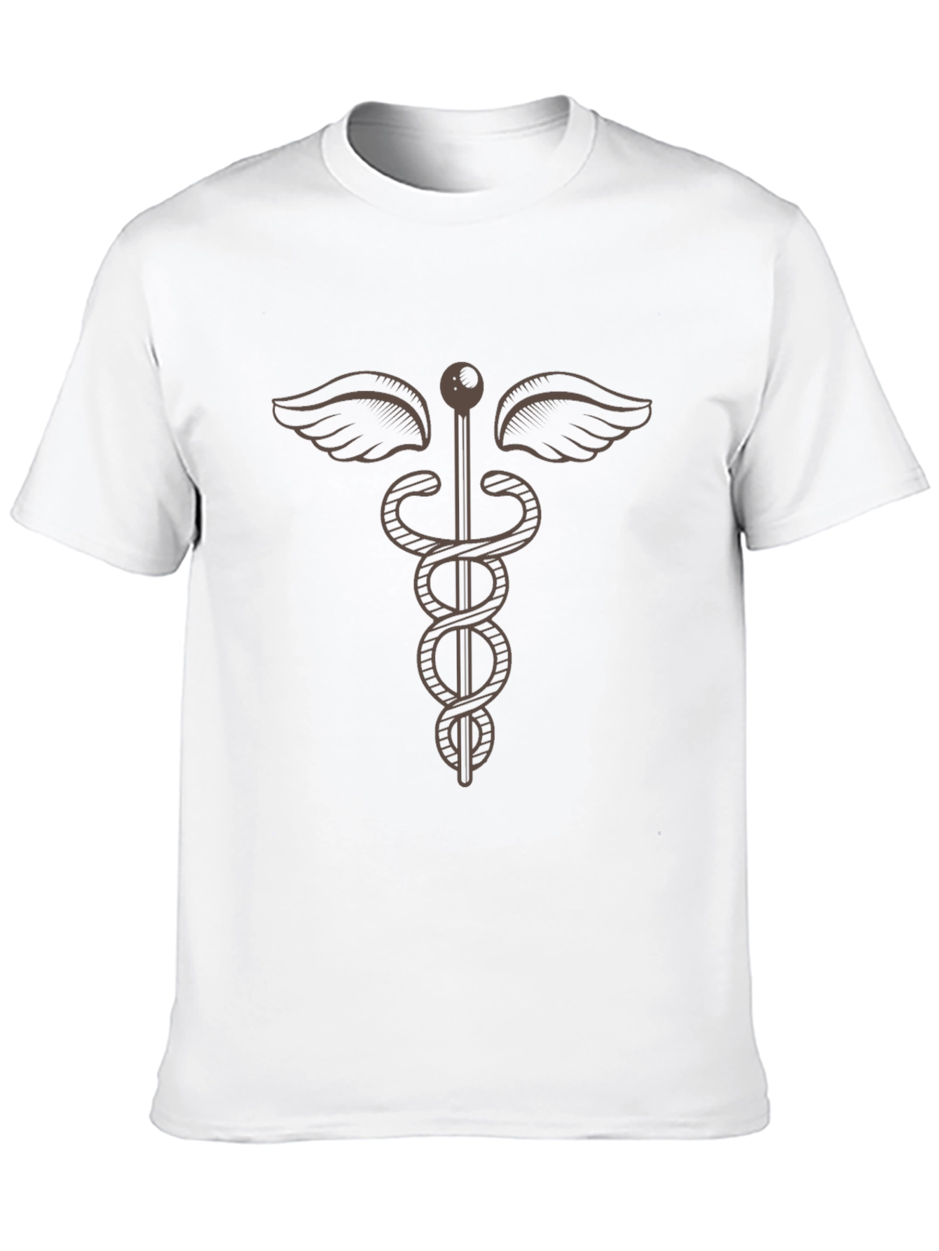 Caduceus Symbol Graphic T-Shirt