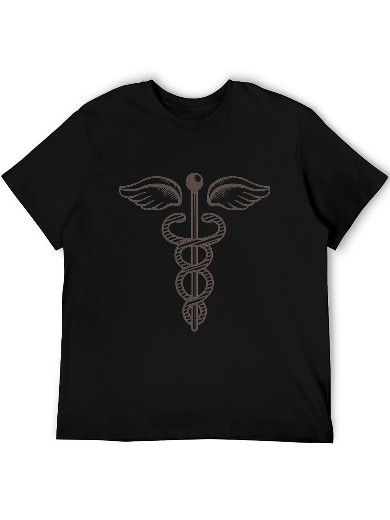 Caduceus Symbol Graphic T-Shirt