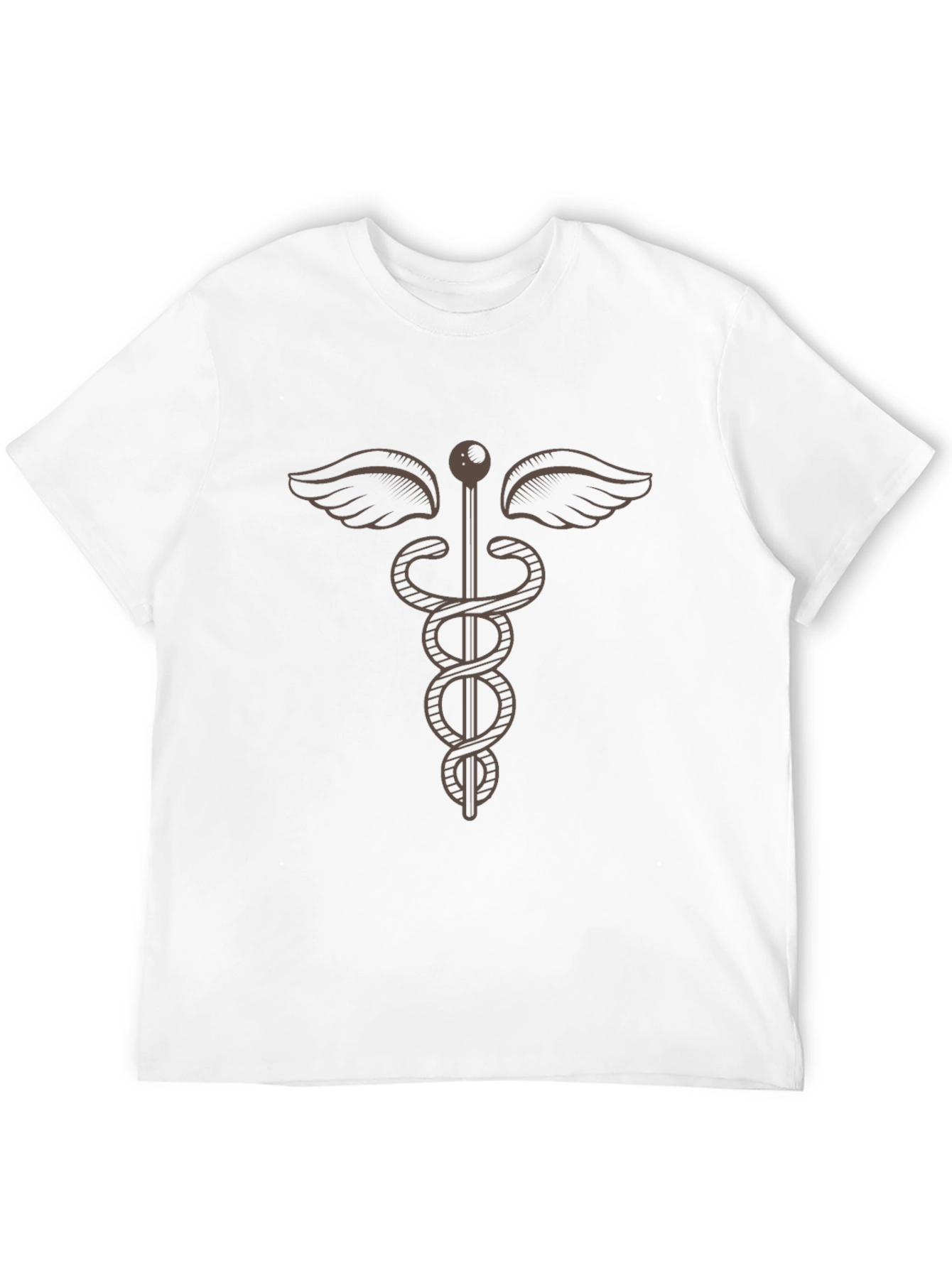 Caduceus Symbol Graphic T-Shirt
