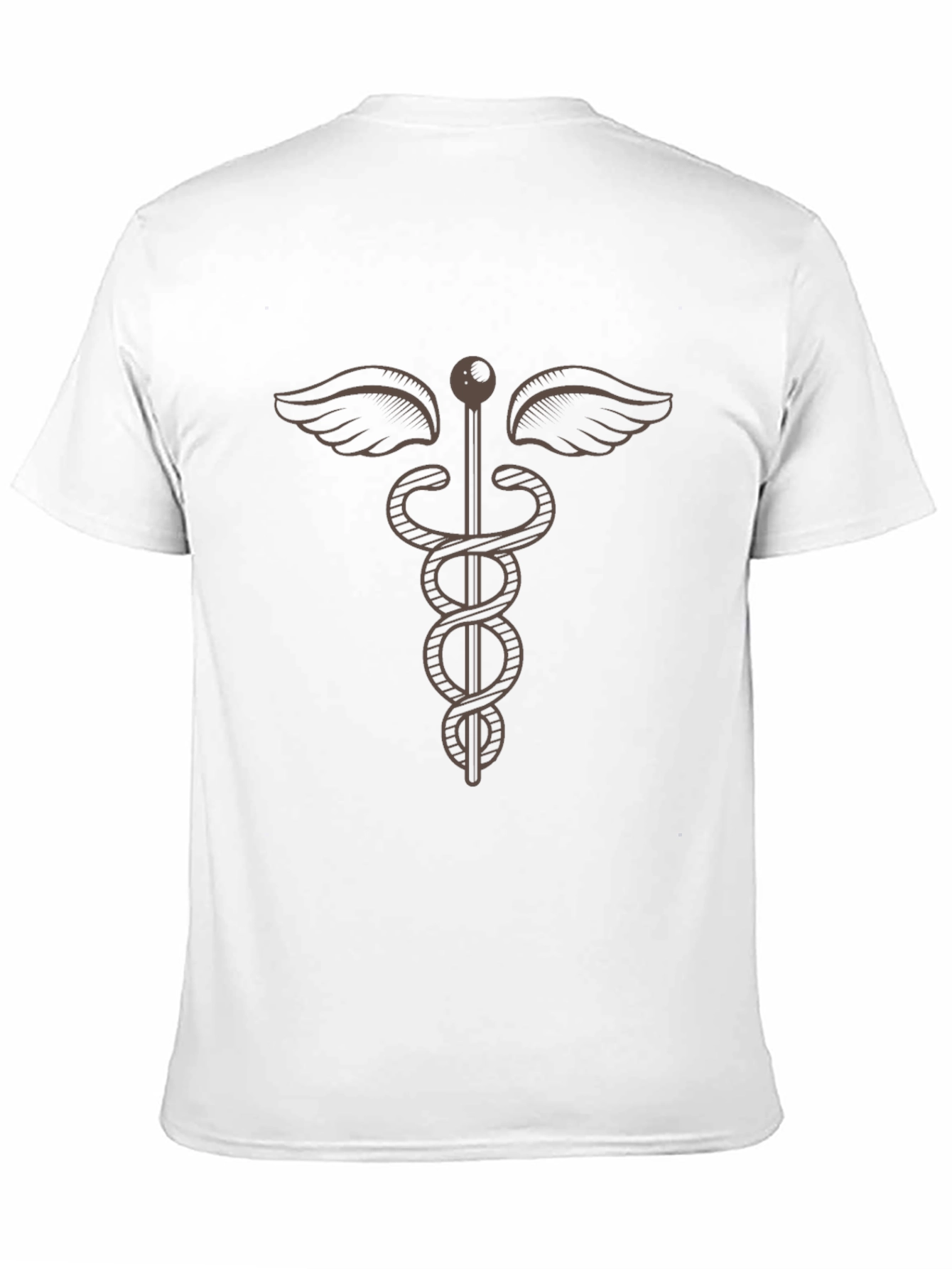 Caduceus Symbol Graphic T-Shirt