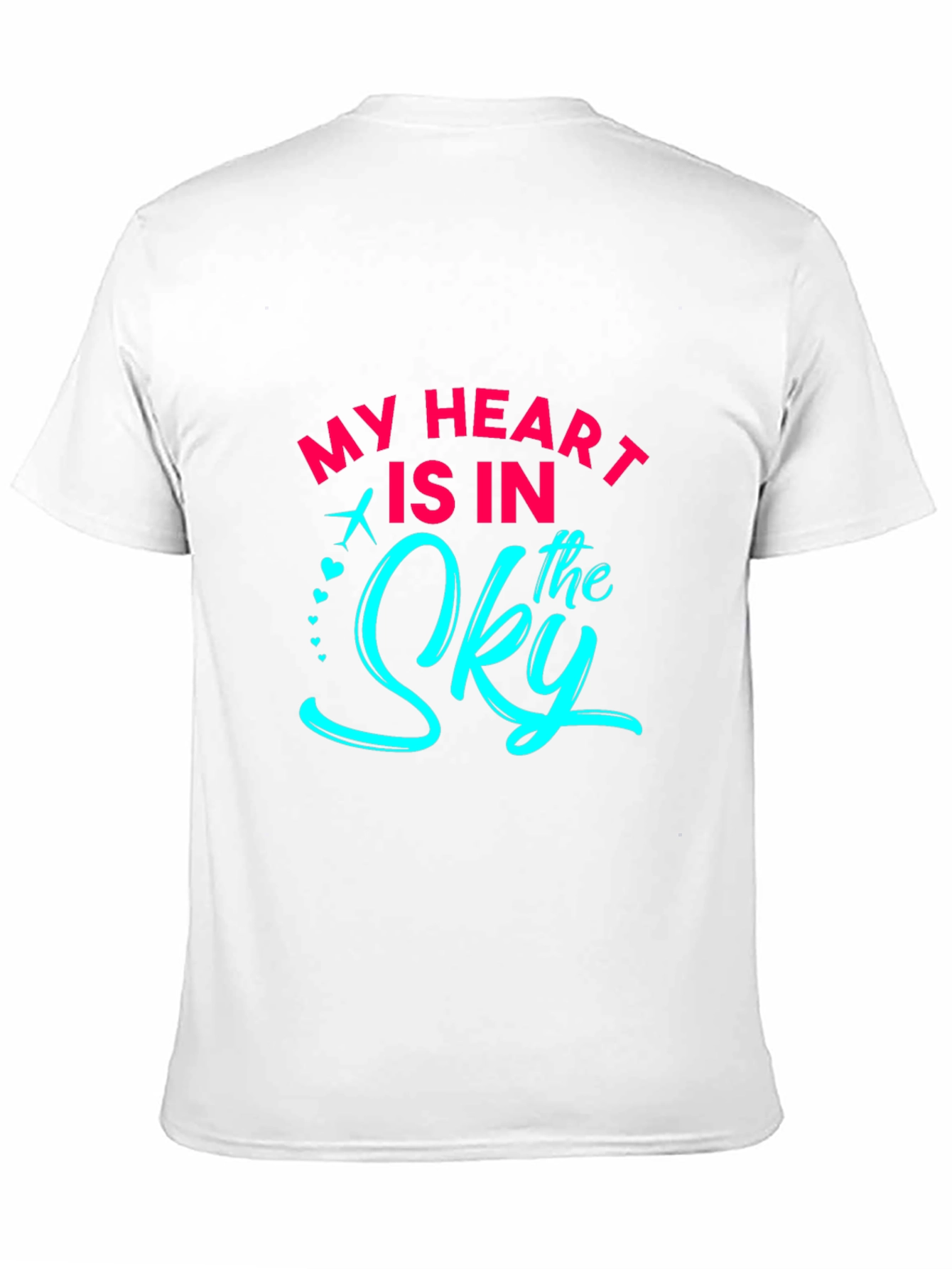 My Heart Is In The Sky Black Graphic T-Shirt