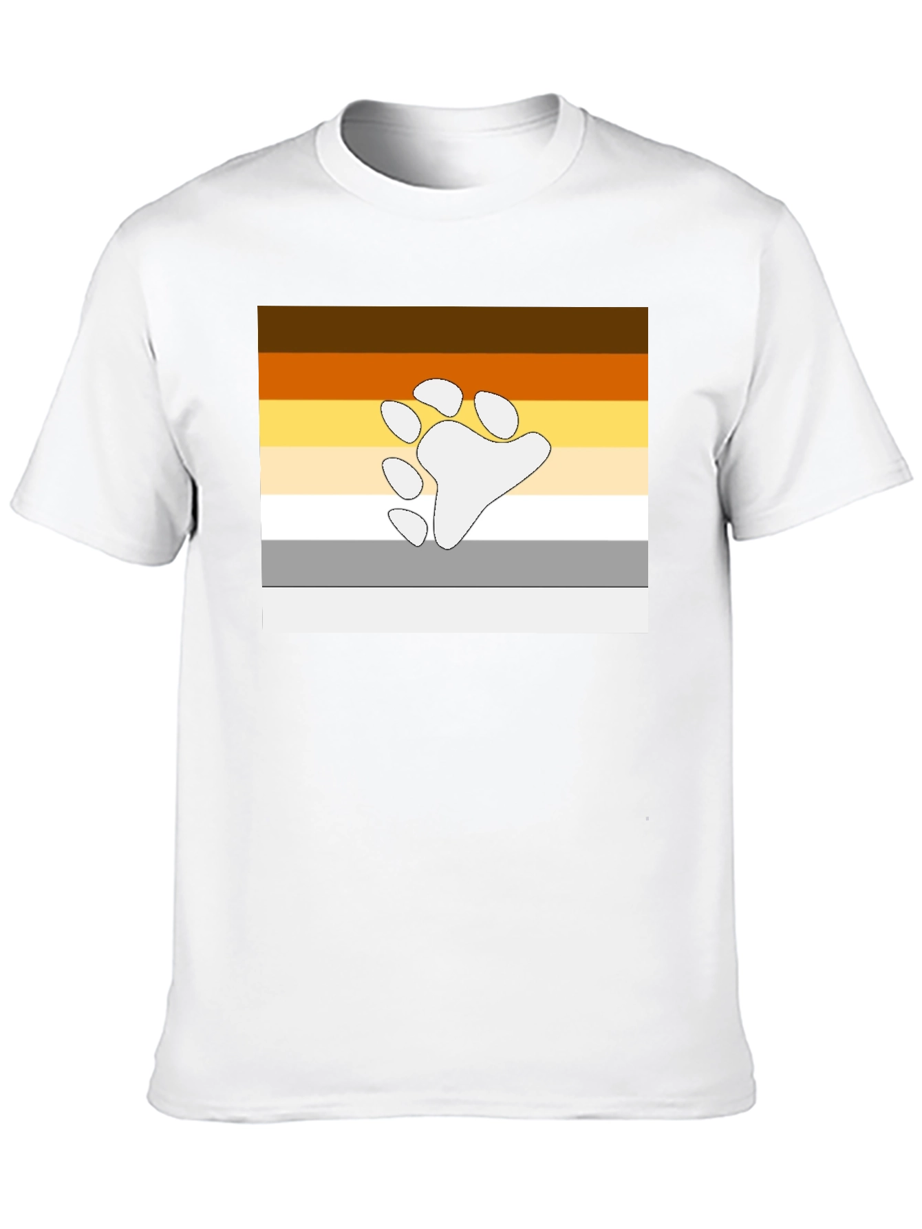 Bear Pride Paw Print T-Shirt