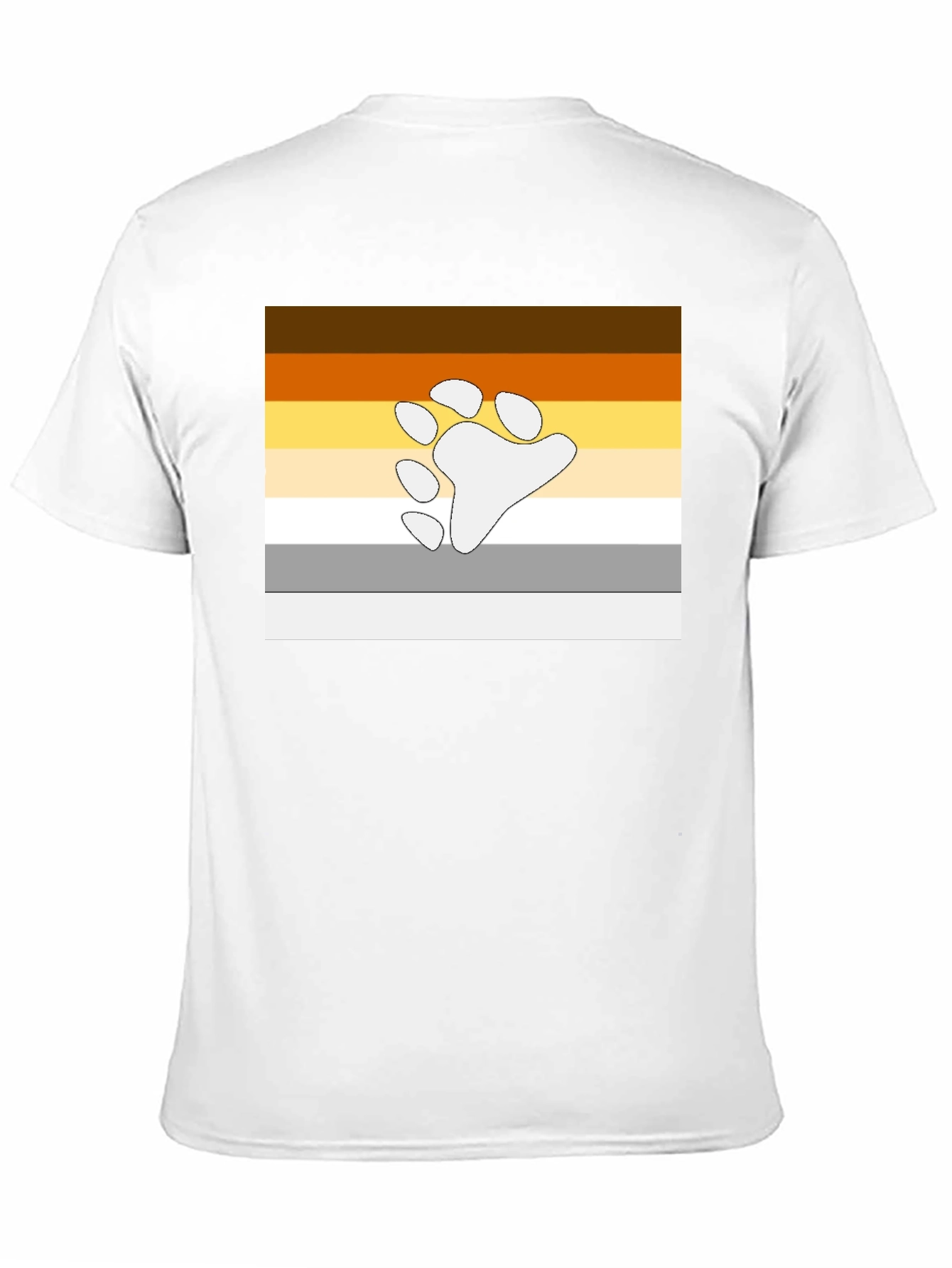 Bear Pride Paw Print T-Shirt