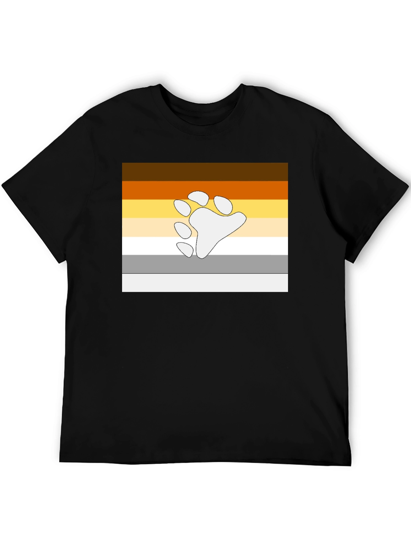 Bear Pride Paw Print T-Shirt