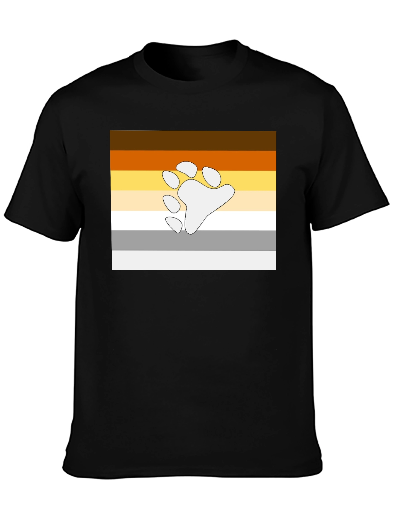 Bear Pride Paw Print T-Shirt